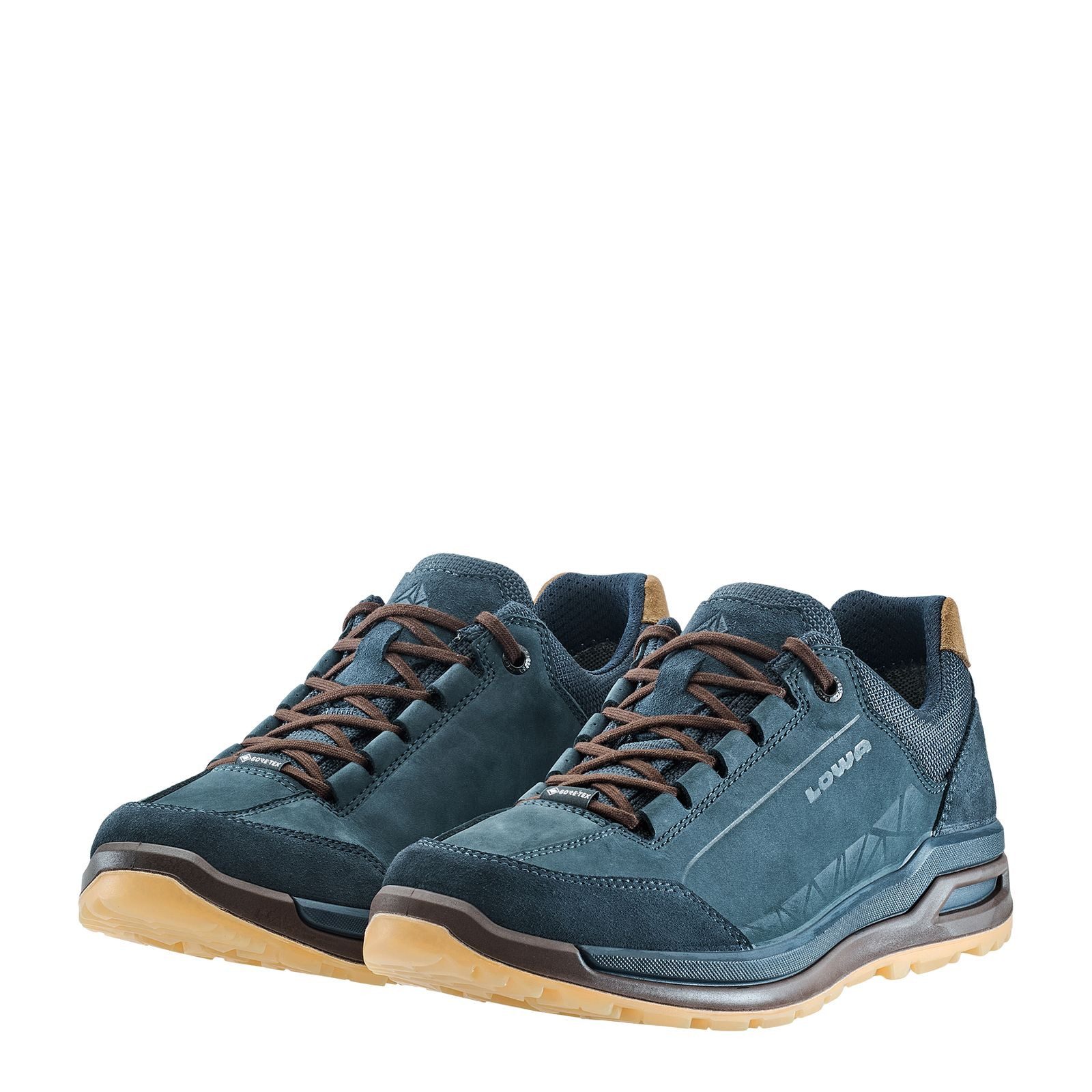 LOWA Herren BELLAGIO GTX® LO 311440-6985 navy/braun Trekkingschuh