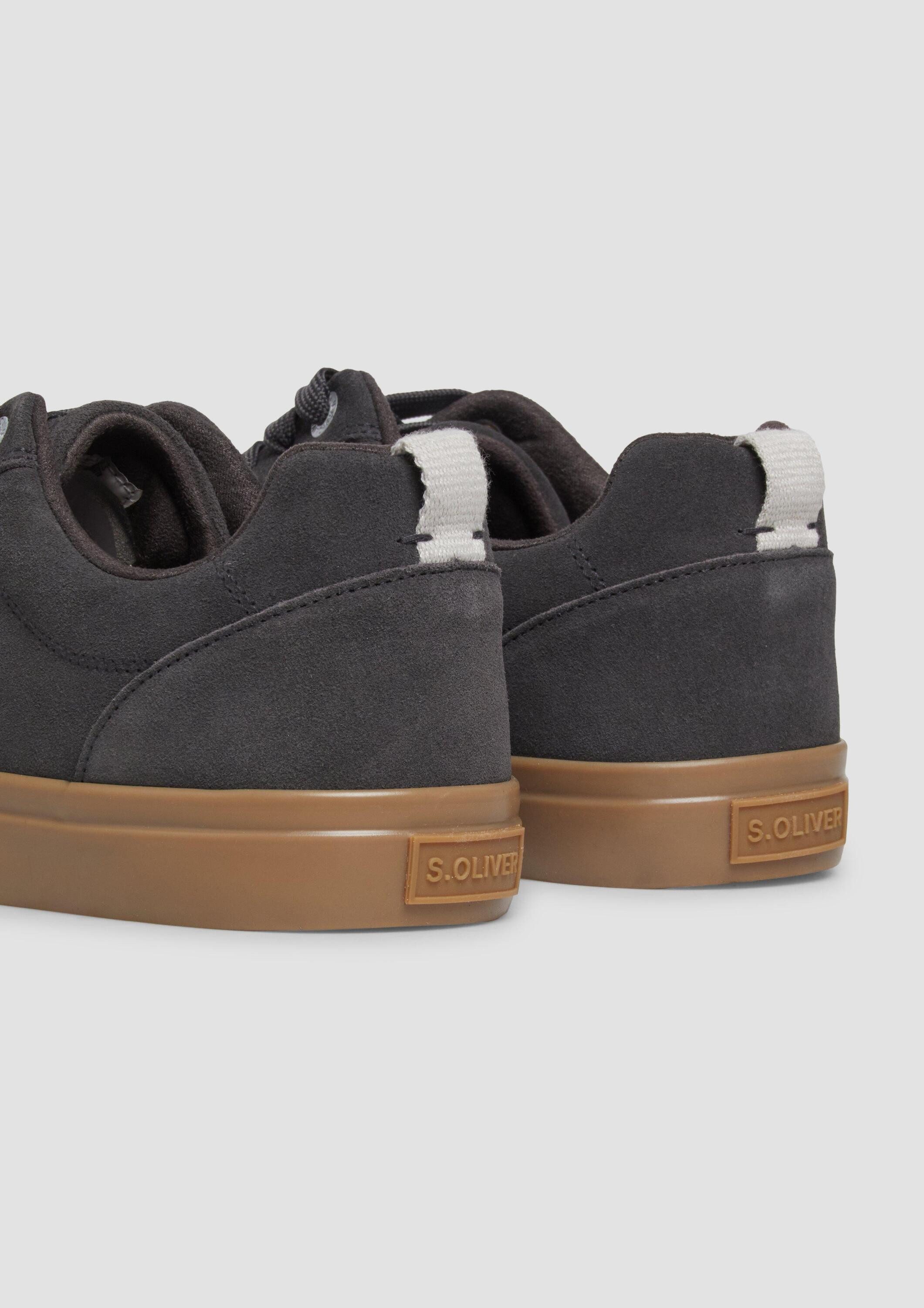 s.Oliver Sneakers Sneaker Leder-Sneaker mit Schnürung