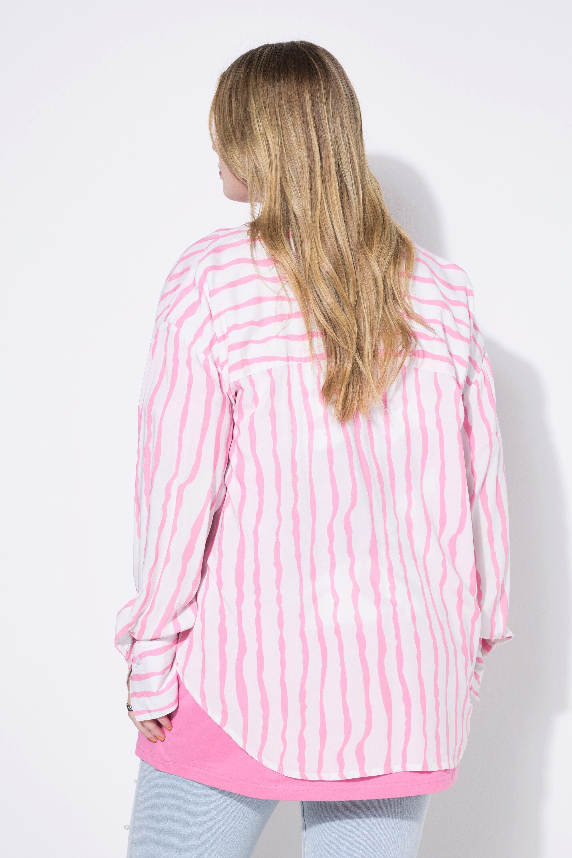 Studio Untold Hemdbluse Hemdbluse oversized Streifen