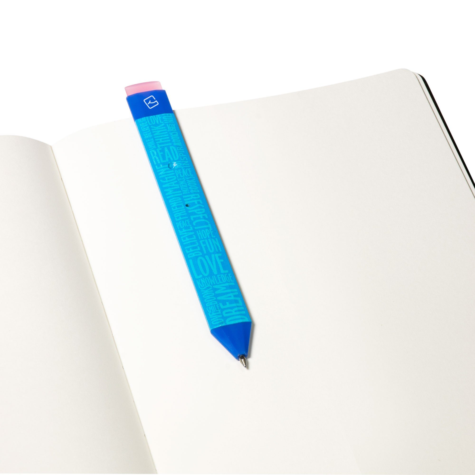 Words - Stift in einem Vertrieb Lesezeichen Lesezeichen, Blue und bookchair