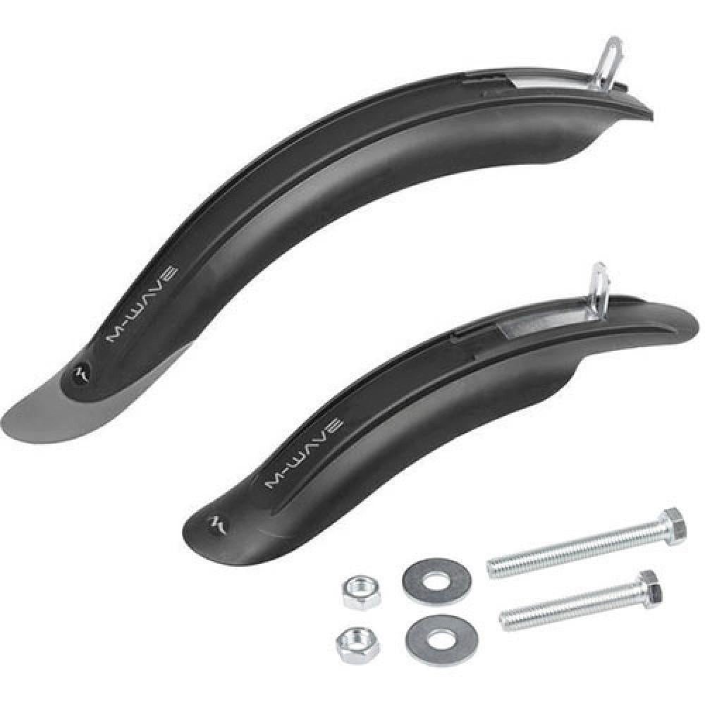 M-Wave Schutzblech M-Wave Steckblech-Set MUD MAX für 12"-18" Kinder-/Falträder, flexibler