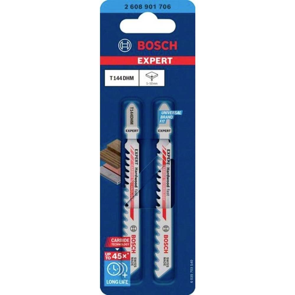 BOSCH Stichsägeblatt EXPERT ‘HARDWOOD FAST’ T 144 DHM BLÄTTER 2608901706