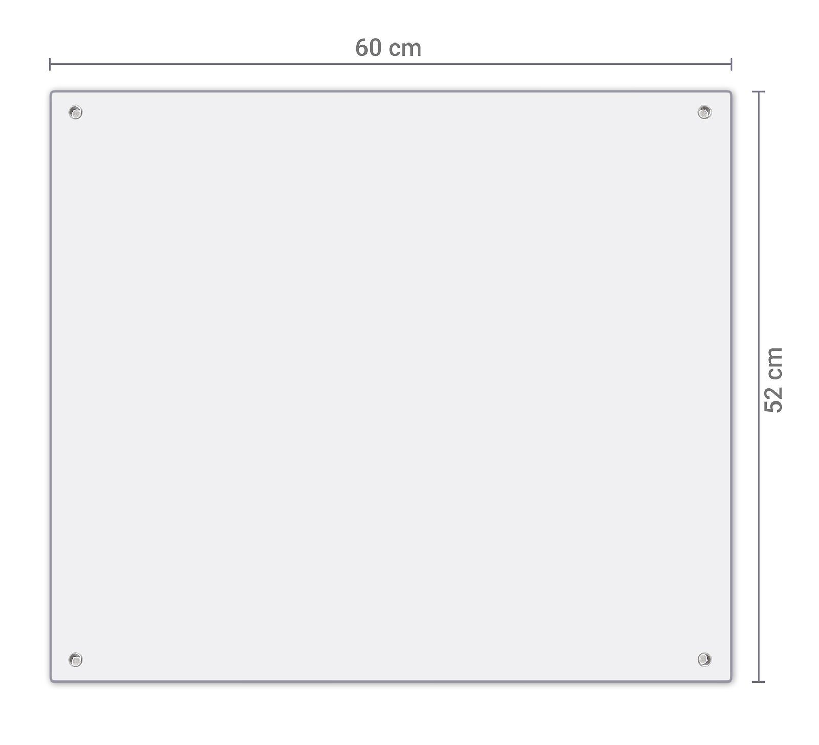 (1 Herdabdeckplatte Glas, Glas Spritzschutz aus Primedeco tlg) bunte Herd-Abdeckplatte Formen, Geometrische