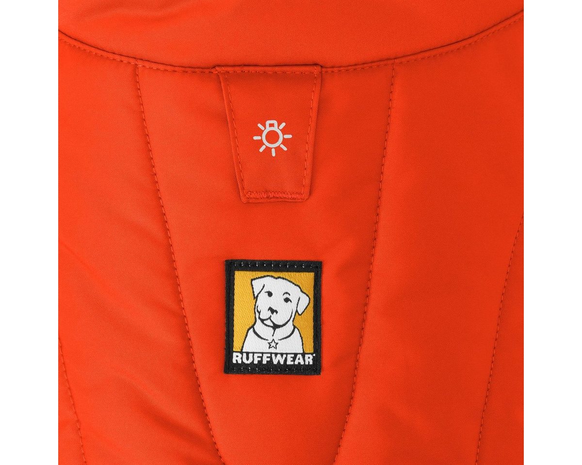 Thumbnail - Ruffwear Hundemantel Hybrid-Softshelljacke Powder Hound Sockeye Red