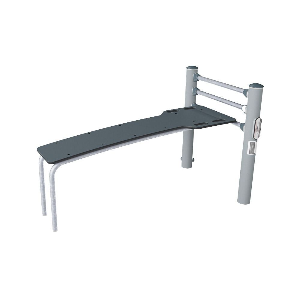 Kompan Kraftstation Outdoor-Fitnessgerät Sit-Up Bank, Geschützt vor jedem Wetter