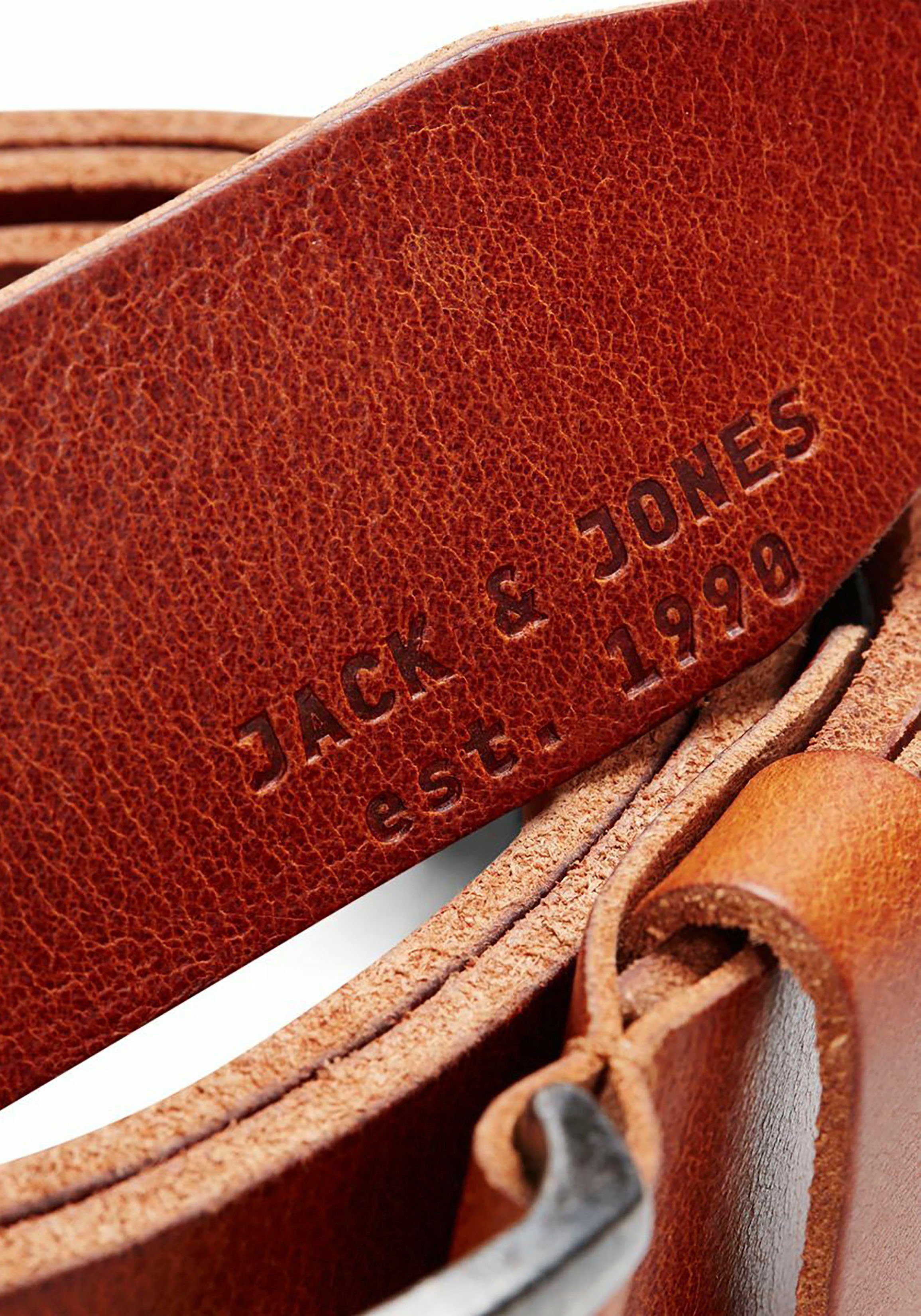 Jones Ledergürtel Jack & cognac