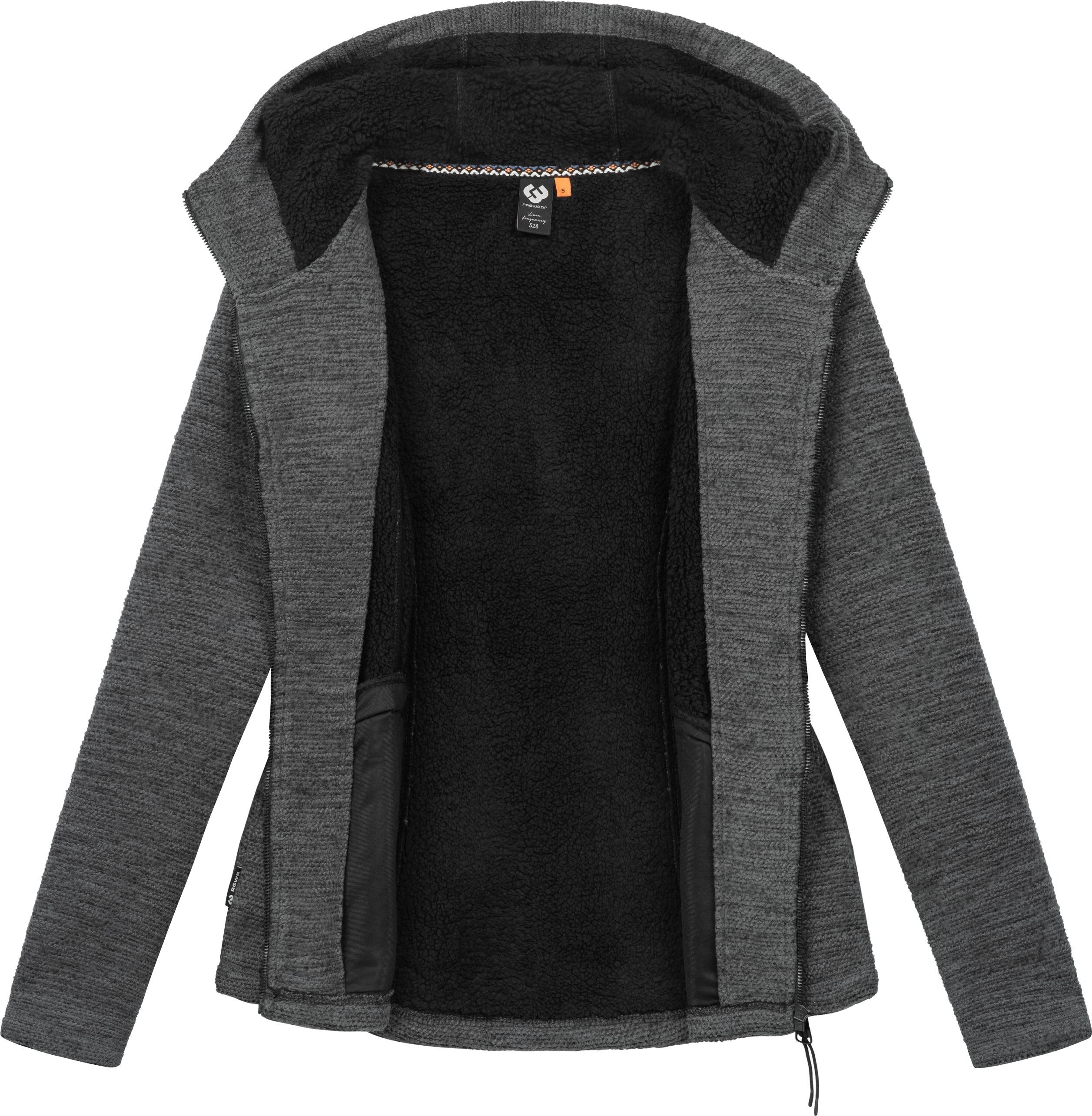 Ragwear Kapuzenstrickjacke Lyshka Melange Kuschelige Kapuzenjacke in Strick-Optik – Bild 5 von 5