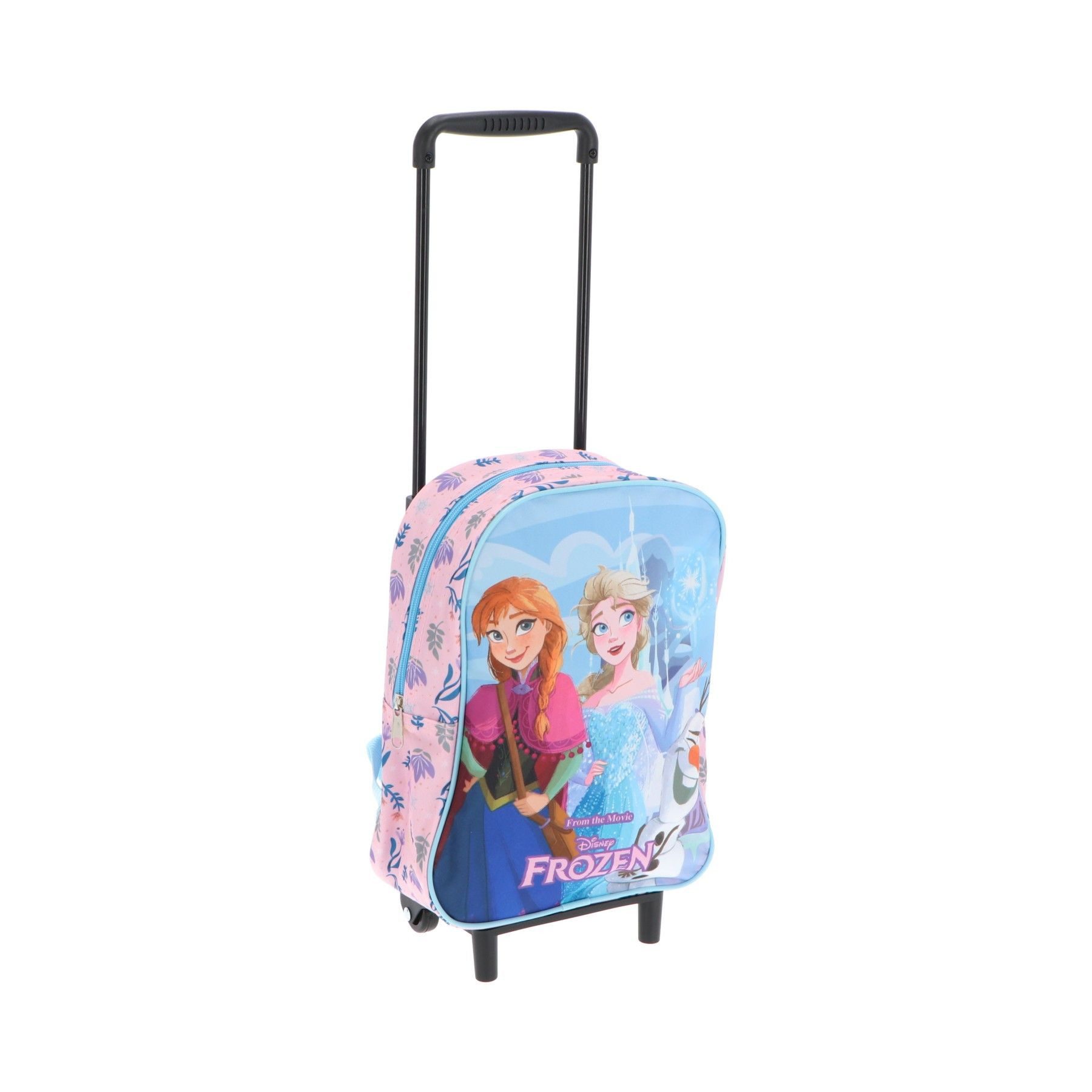 Textiel Trade B.V. Trolley Disney Frozen -Rucksack für Kinder – 2-in-1 Rucksack mit Rollen