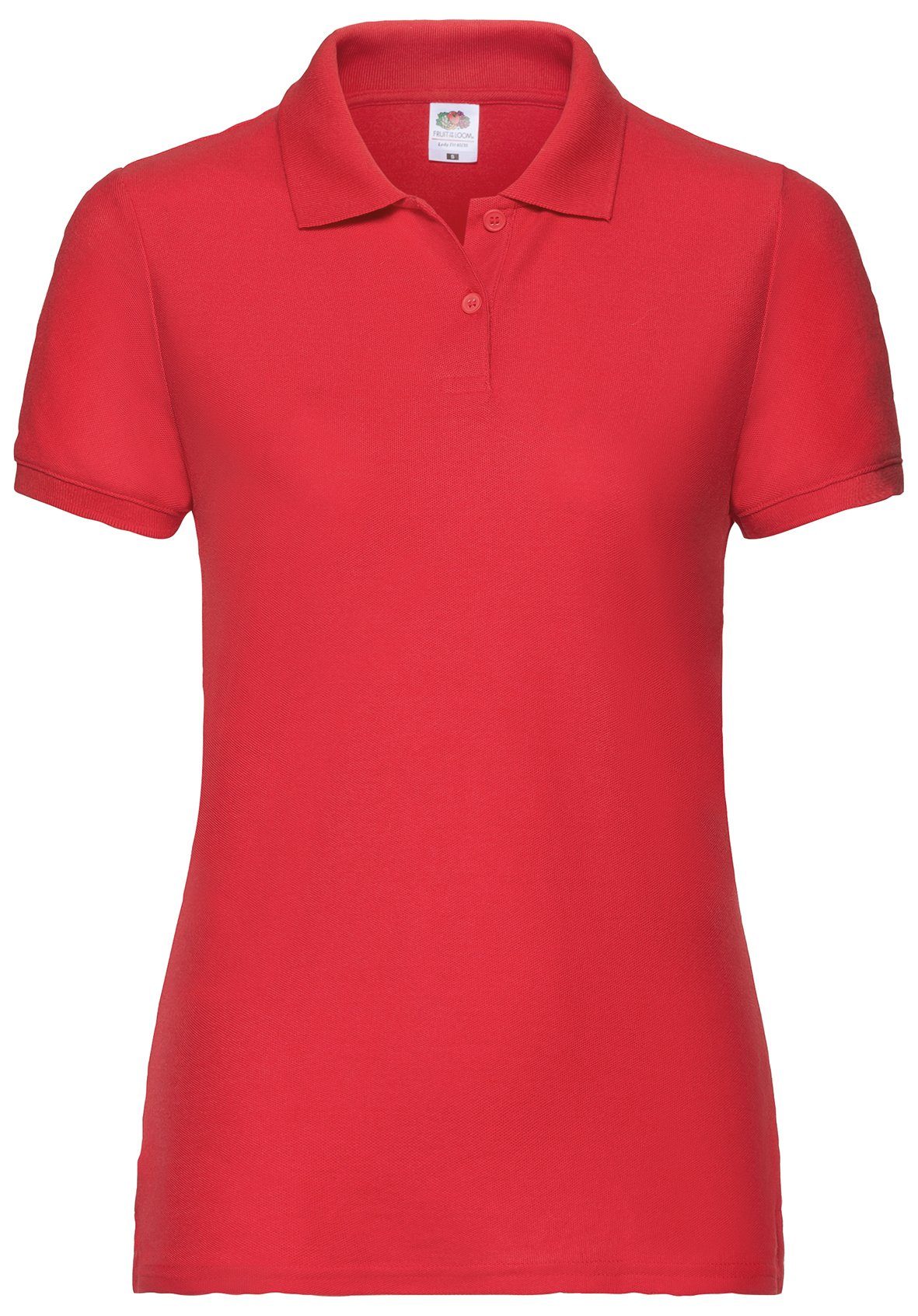 Fruit of the Loom Poloshirt Fruit of the Loom 65/35 Polo Lady-Fit rot