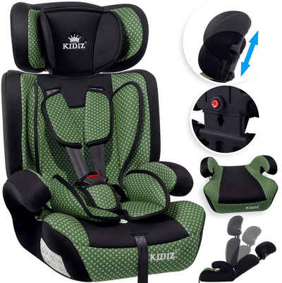 KIDIZ Autokindersitz, Kinderautositz Kindersitz Autositz Sitzschale 9 kg - 36 kg 1-12 Jahre Gruppe 1/2/3 universal zugelassen nach ECE R44/04 6 verschiedenen Farben