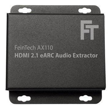 FeinTech AX110 HDMI 2.1 eARC Audio Extractor HDMI-Adapter zu HDMI, für 4K & 8K TV mit eARC/ARC, unterstützt Dolby Atmos