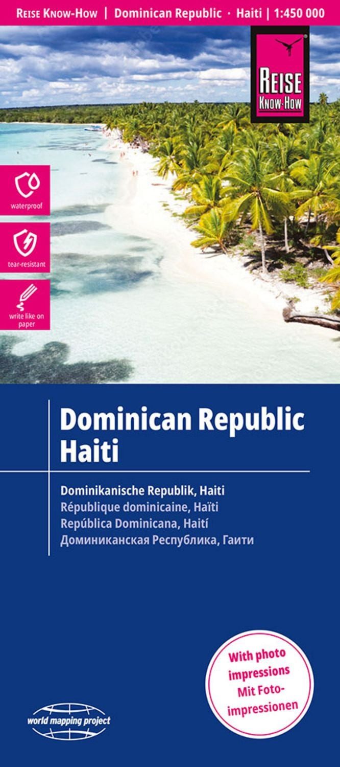 Reise Know-How Landkarte Dominikanische Republik, Haiti 1 : 450.000 / Reise Know-How Verlag Reise Know-How Verlag Peter Rump