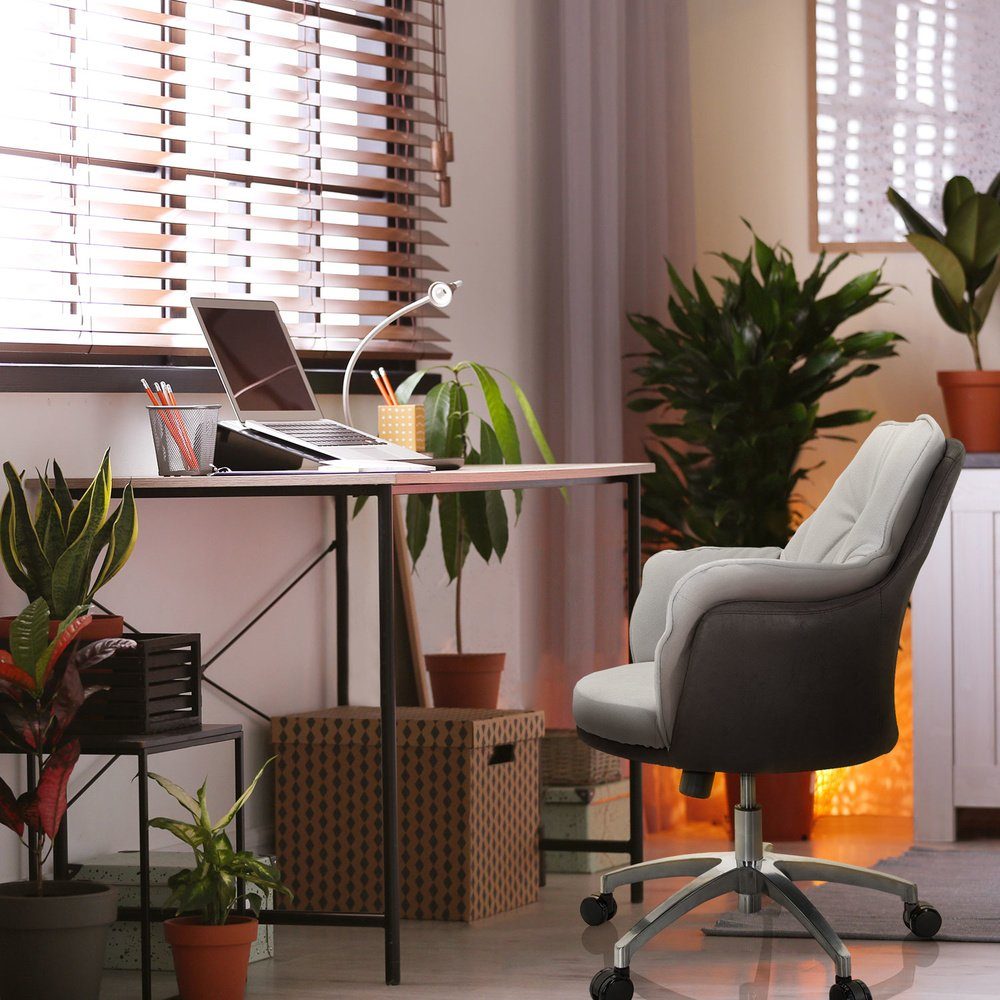 hjh OFFICE Drehstuhl Home Office 450 Bürostuhl (1 St), SHAKE Kunstleder/Stoff ergonomisch Schreibtischstuhl