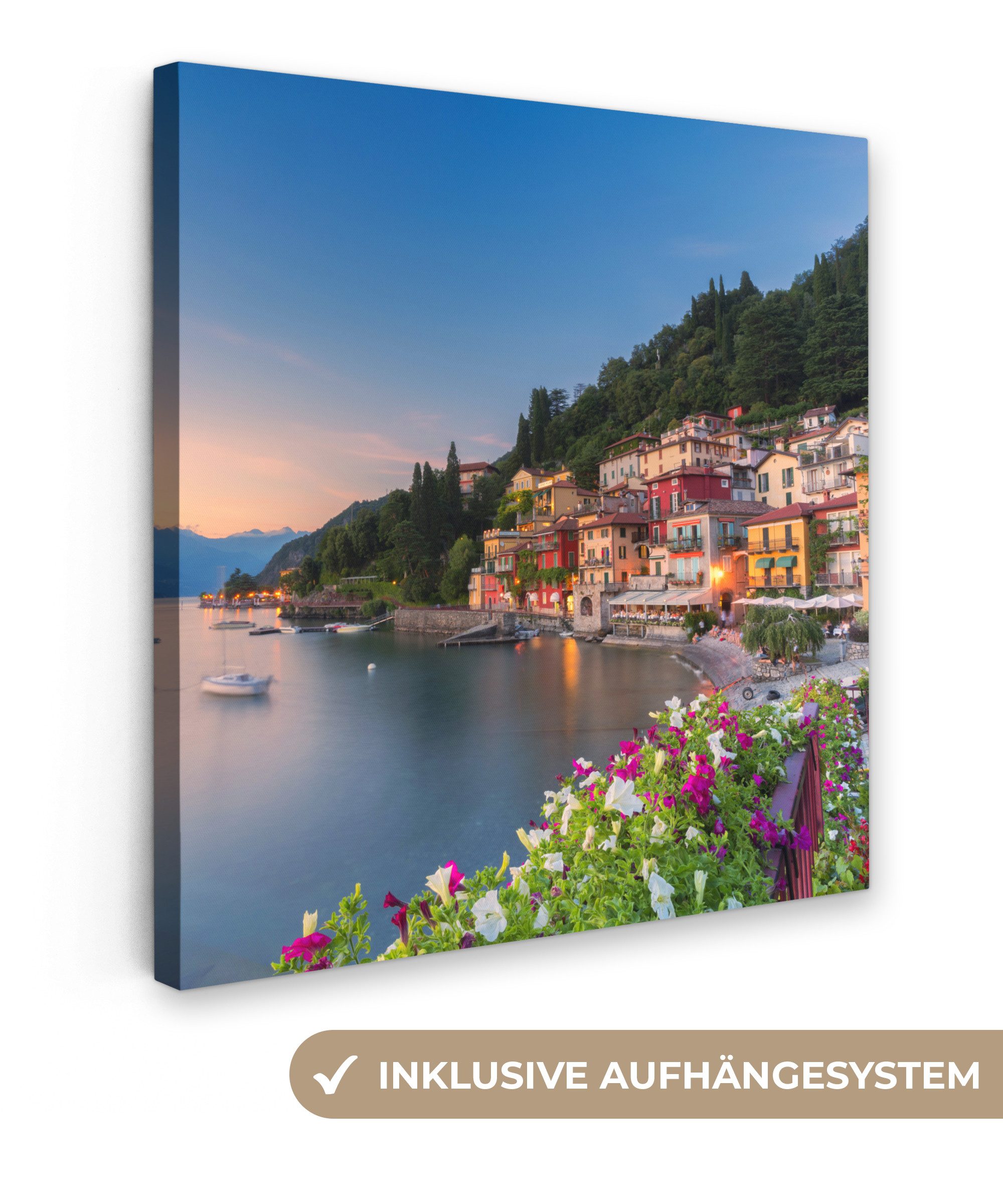 OneMillionCanvasses® Leinwandbild Italien - Sonnenuntergang - günstig online kaufen