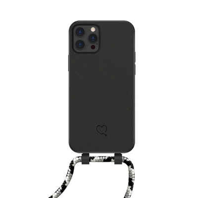 Lotta Power »SoftCase Lotta Power Bio Handy-Kette iPhone 12/12 Pro Black« Smartphone-Tragegurt