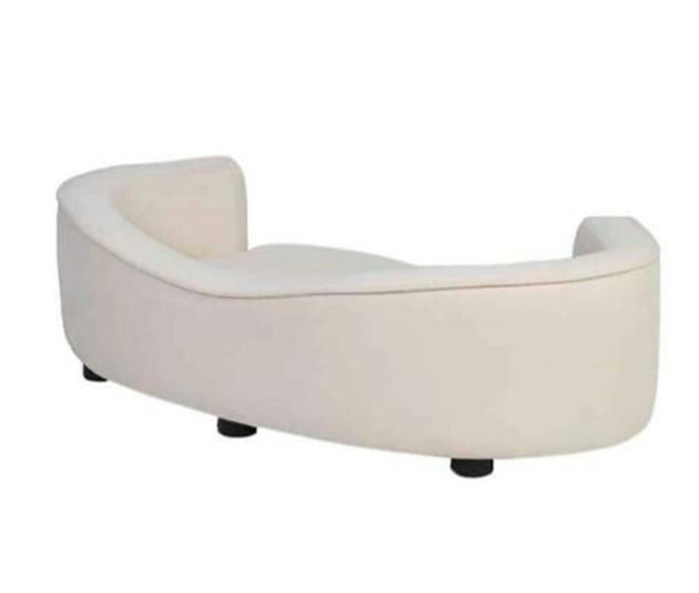 JVmoebel Tierbett Hundesofa in Weiß mit weicher Polsterung aus Textil, Made in Europa