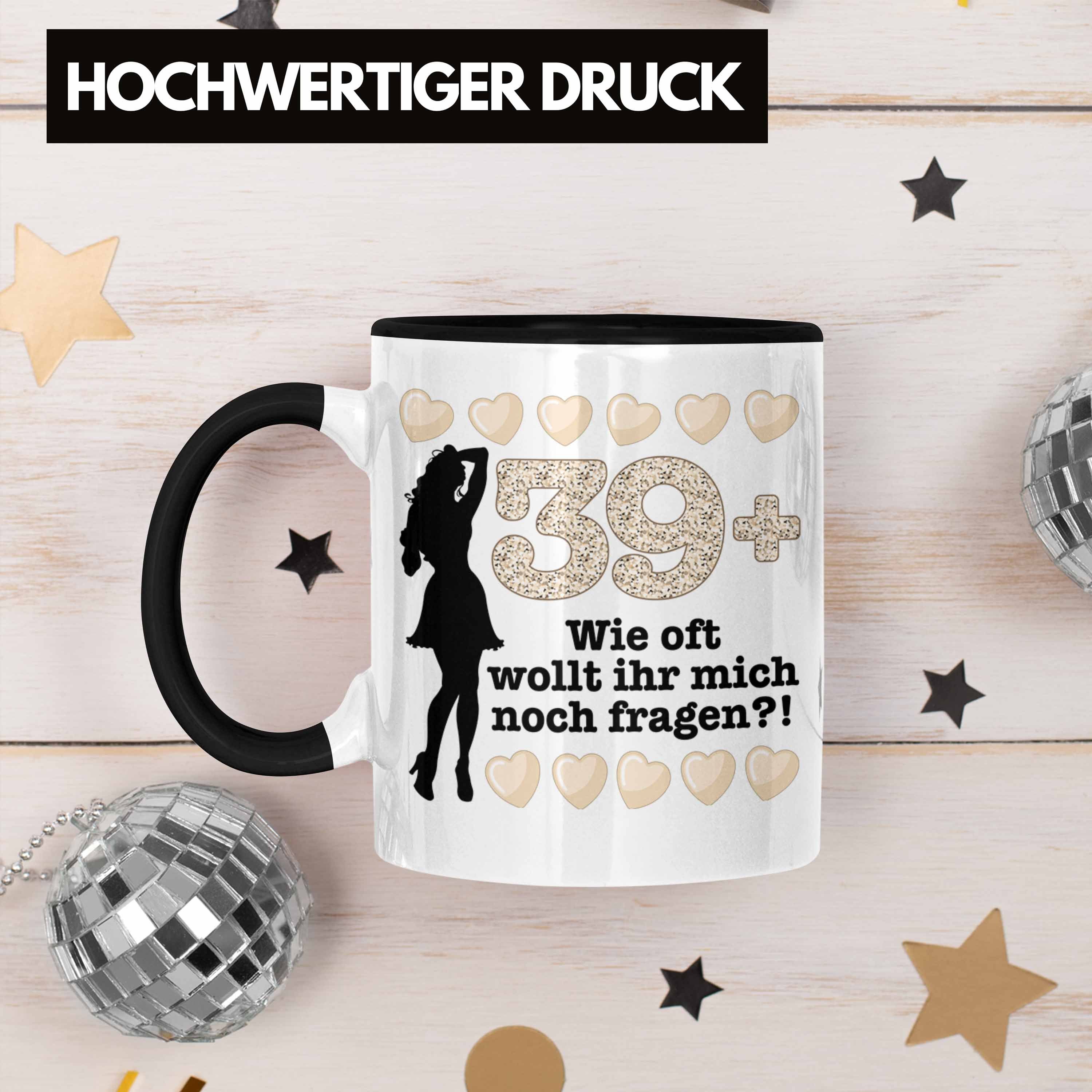 40er Mama Tasse Geburtstag 40. Geburtstag Schwarz Tasse Geschenkidee Trendation - Trendation Spruch Mutter Frauen Geschenk Perfektion