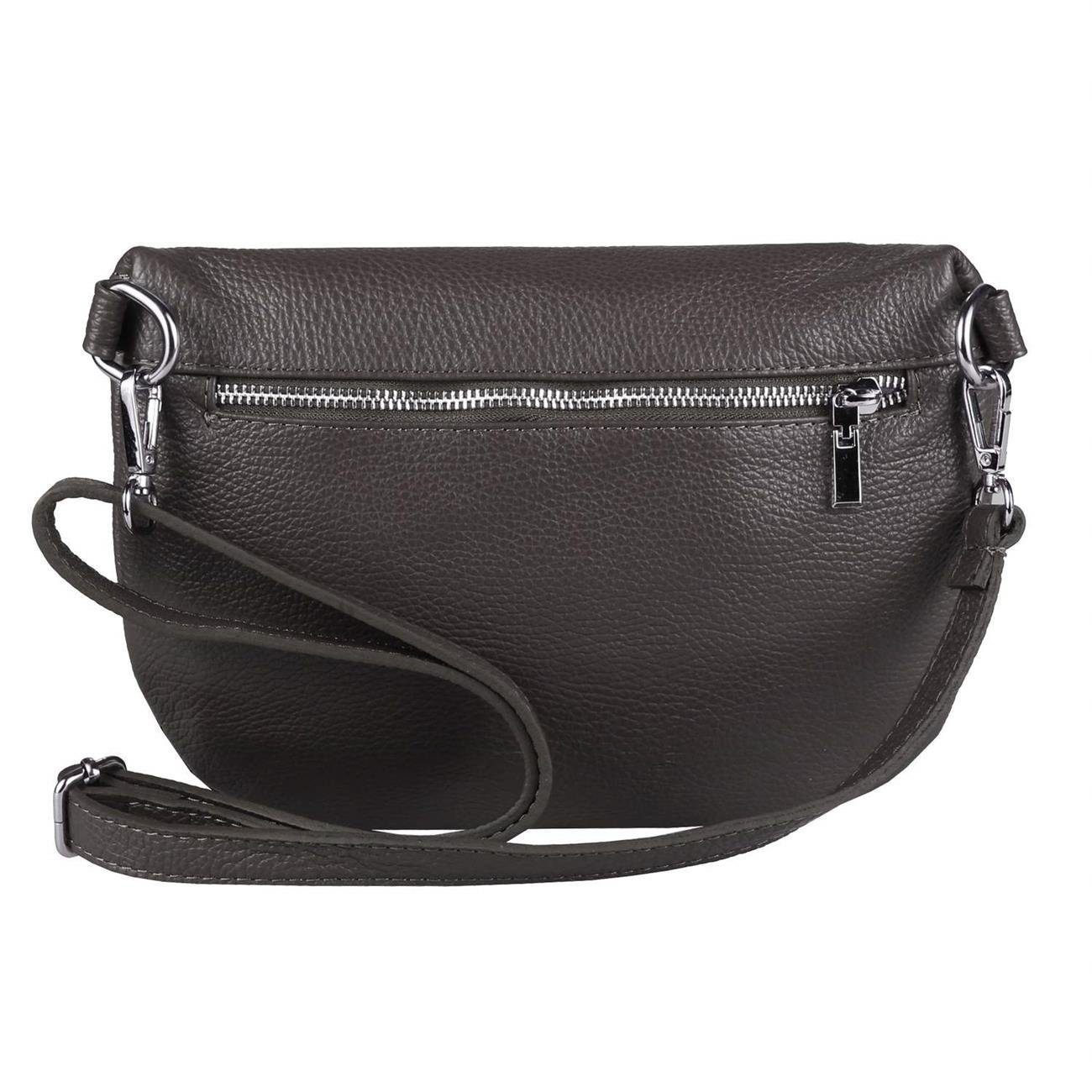 ITALYSHOP24 Bauchtasche Damen Leder Gürteltasche Hüfttasche CrossBody Handy günstig online kaufen