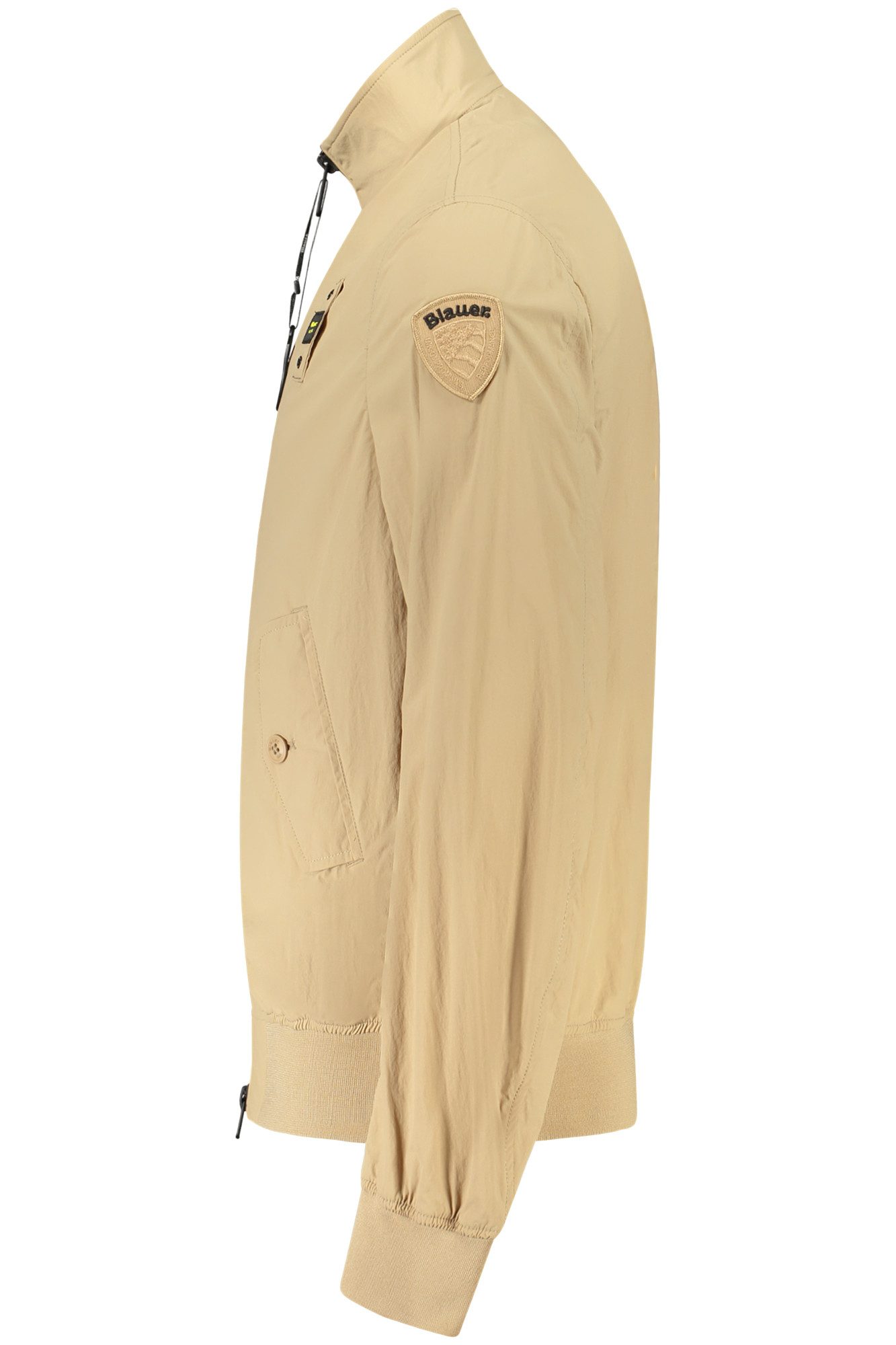Blauer Outdoorjacke Beige Herrenjacke mit Reißverschluss, Regular Fit, viele Taschen