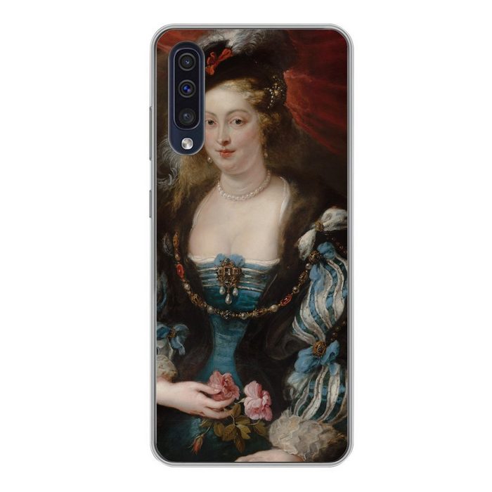 MuchoWow Handyhülle Porträt einer Frau - Gemälde von Peter Paul Rubens Handyhülle Samsung Galaxy A50 Smartphone-Bumper Print Handy