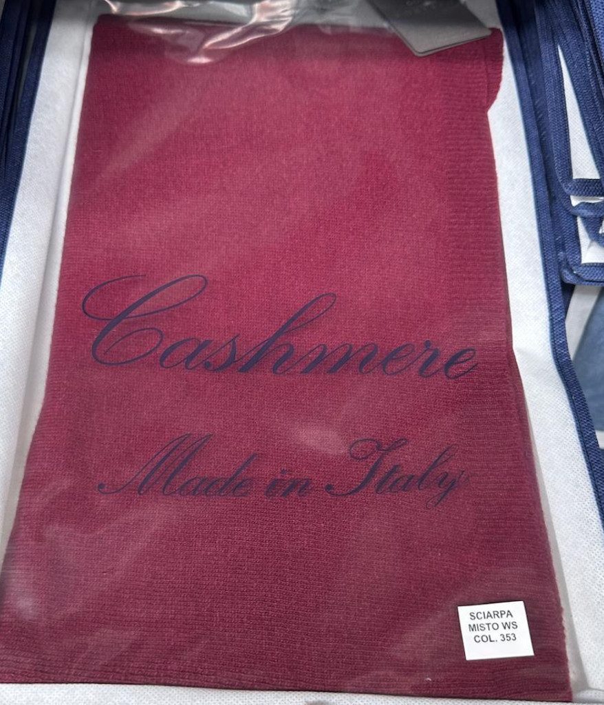 BZNA Wollschal BZNA Strickschal mit 10% Kashmir, kuschelig und warm Umhängeschal