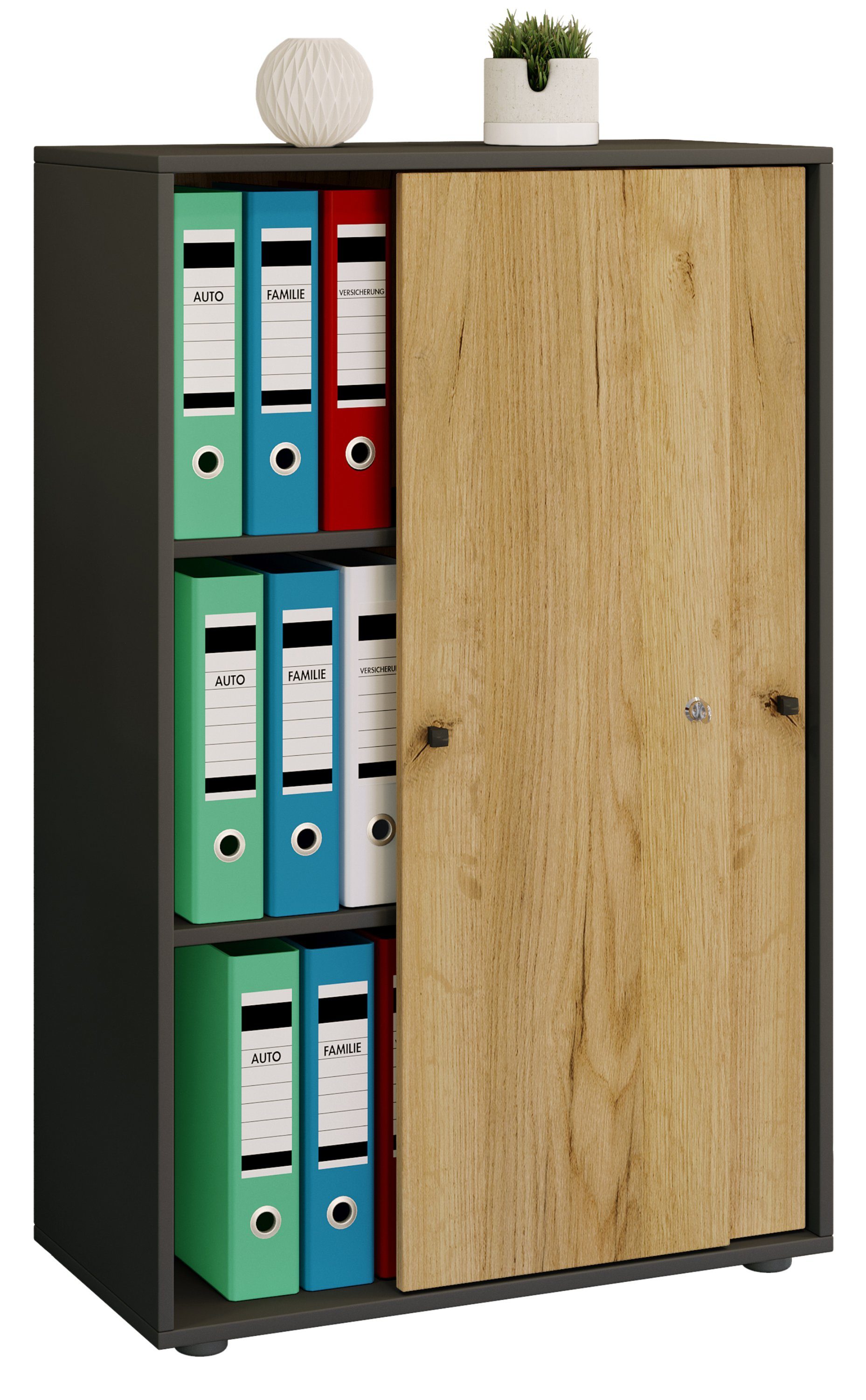 VCM Aktenschrank Büroschrank Aktenschrank Schiebetüren Lona günstig online kaufen