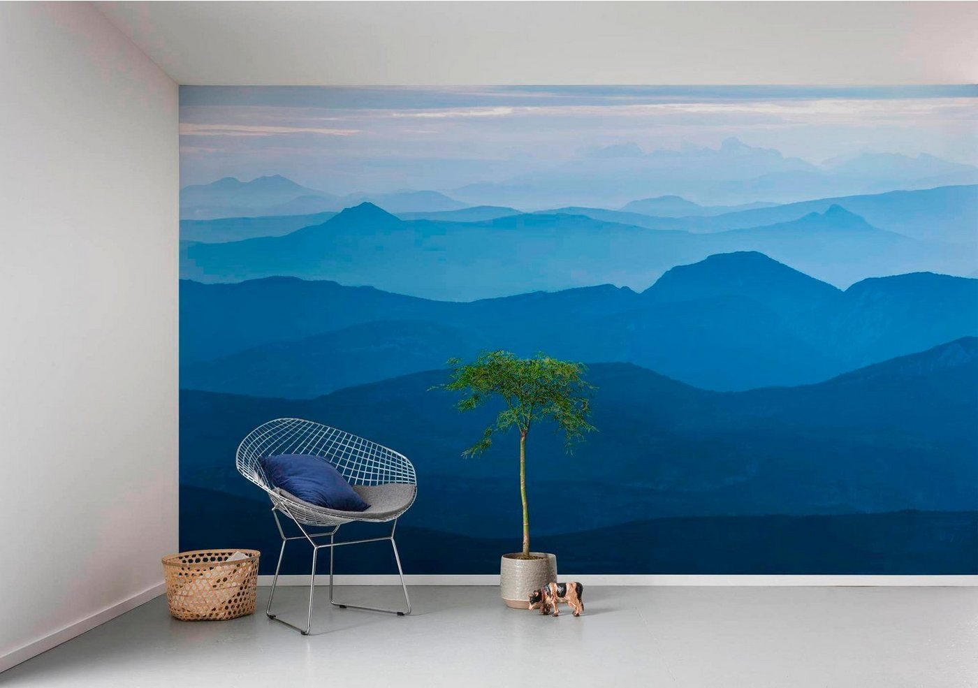 Komar Vliestapete »Blue Mountain«, glatt, naturalistisch-HomeTrends