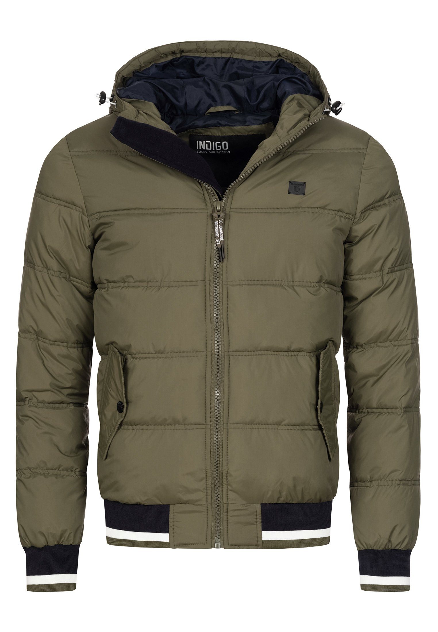 Indicode Steppjacke Herren Bacon Herrenjacke Daunen-Optik günstig online kaufen