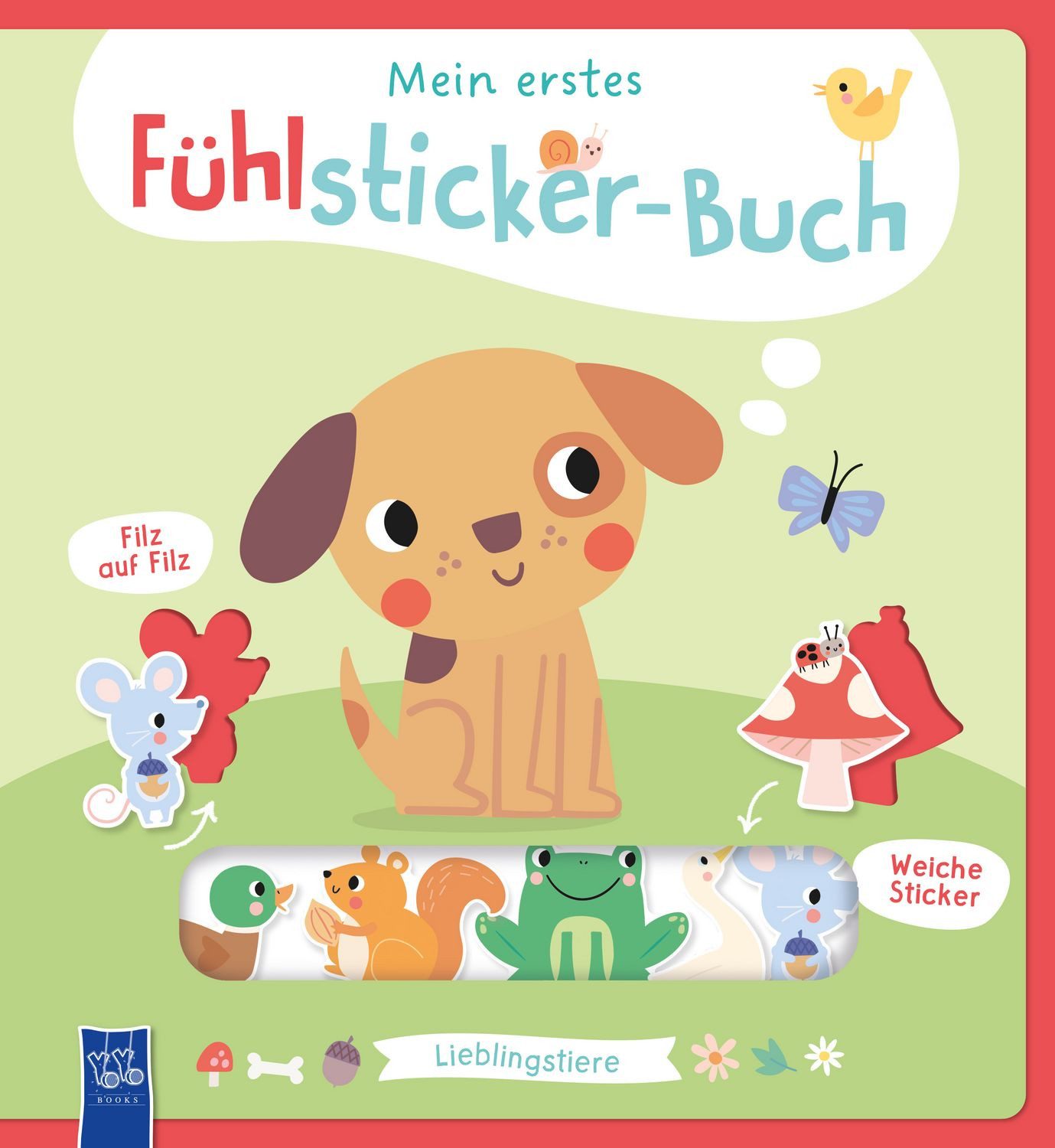 Mein erstes Fühlsticker-Buch - Lieblingstiere / diverse
