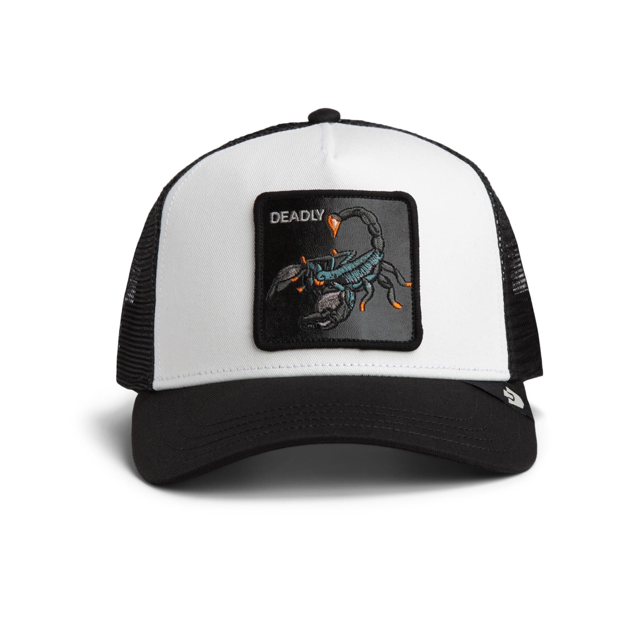 GOORIN Bros. Trucker Cap Goorin Bros. Deadly Scorpion Trucker Cap Dust / Void (Basecap, Basecap, Meshcap, Trucker Kappe)