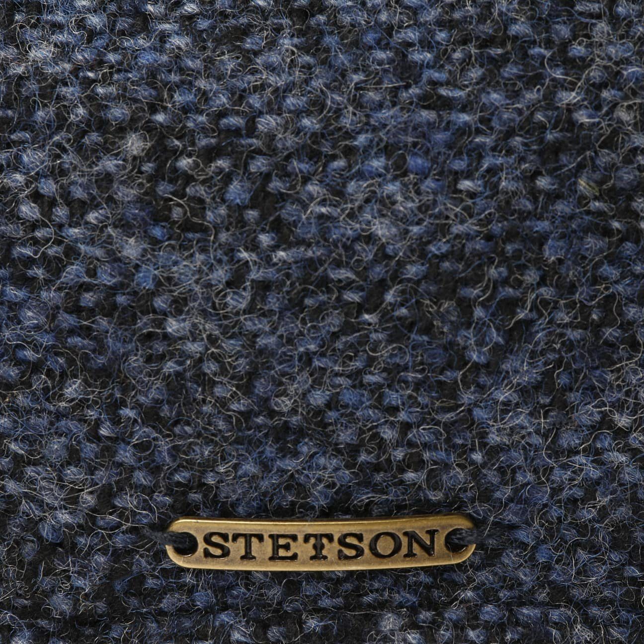 Flat Cap the EU mit in dunkelblau Schirm, Made (1-St) Schirmmütze Stetson