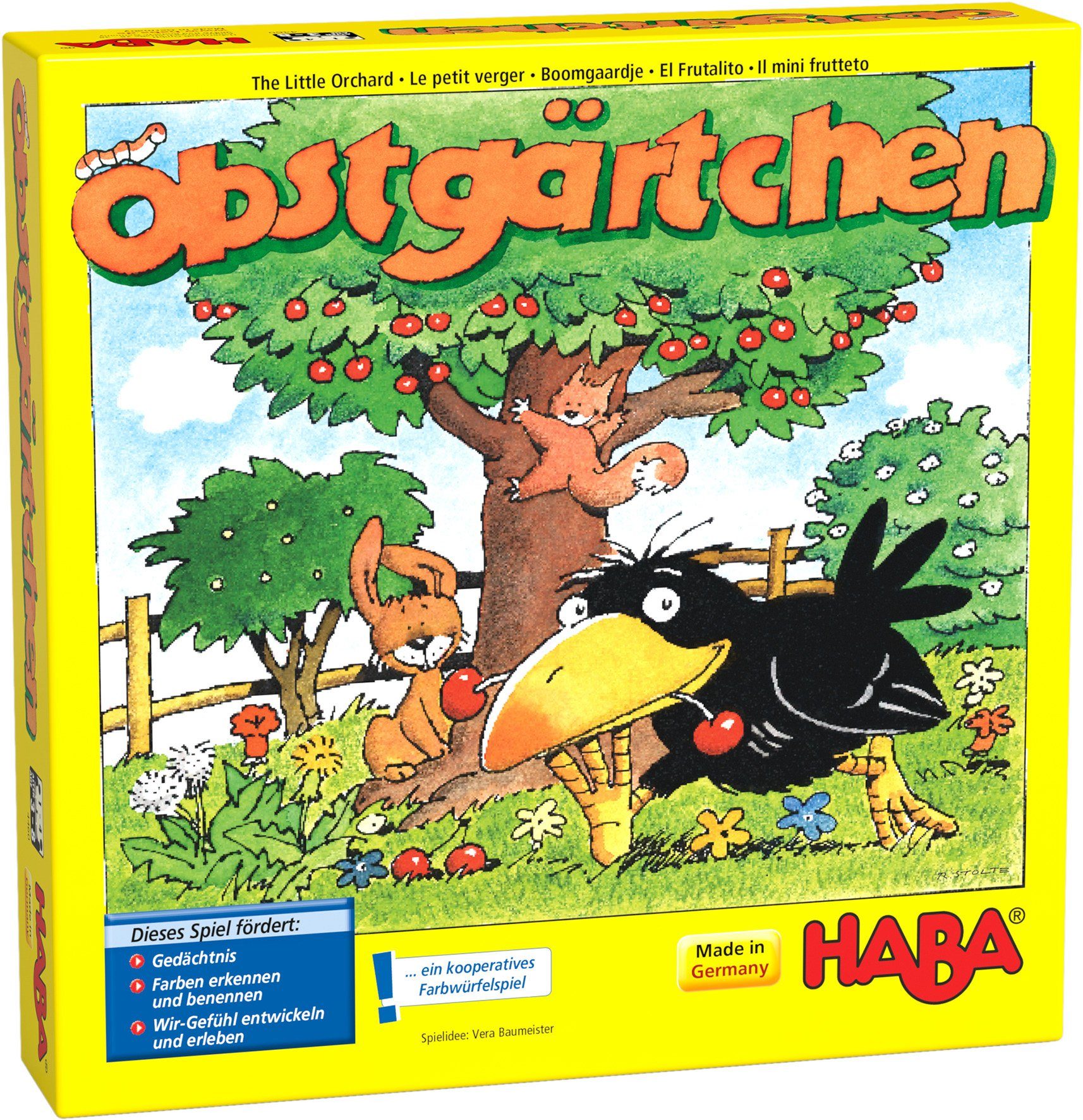 Haba Spiel Obstgärtchen, Kinderspiel, Made in Germany
