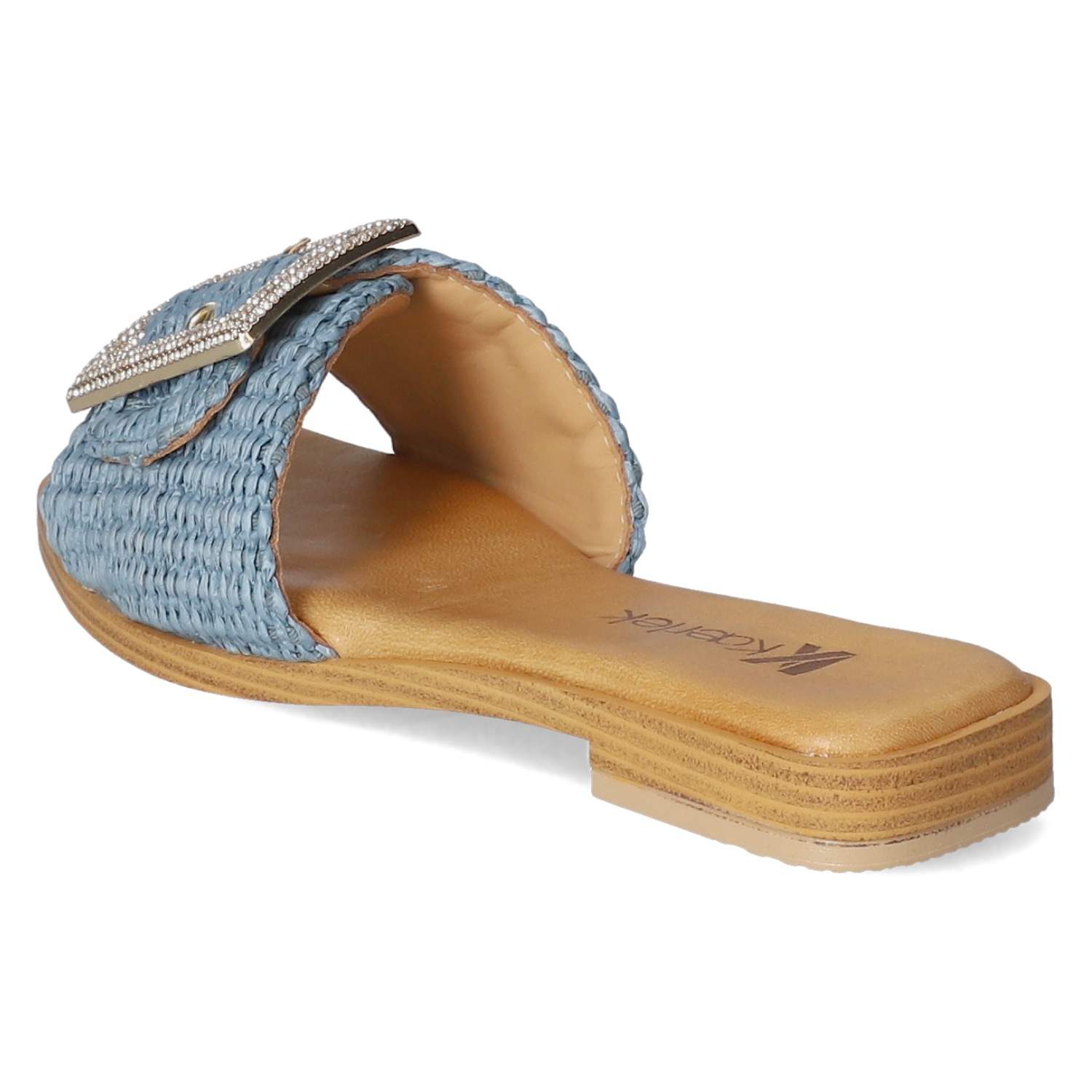 Kaerlek Kaerlek 4268 - 7853 Naturale - Jeans Damen Synthetik blue Pantolette