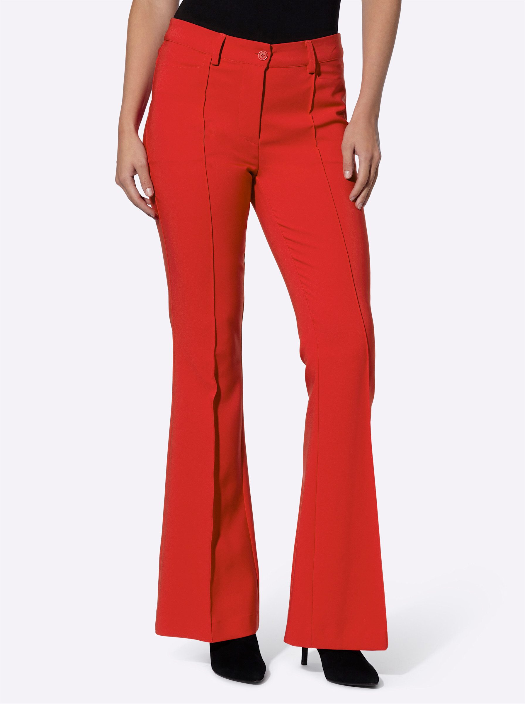 heine Jerseyhose Stretch-Hose Innenbeinlänge ca. 81 günstig online kaufen