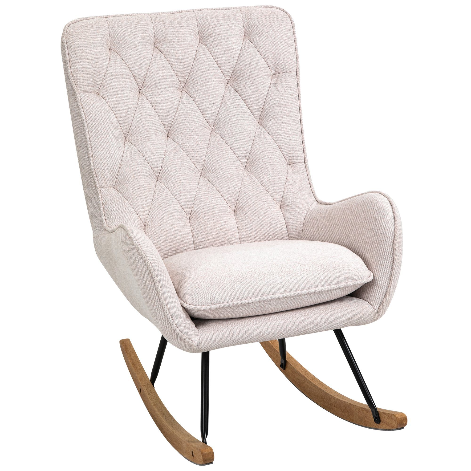 Schaukelstuhl Schaukelstuhl mit getufteter Rückenlehne. € 249,90