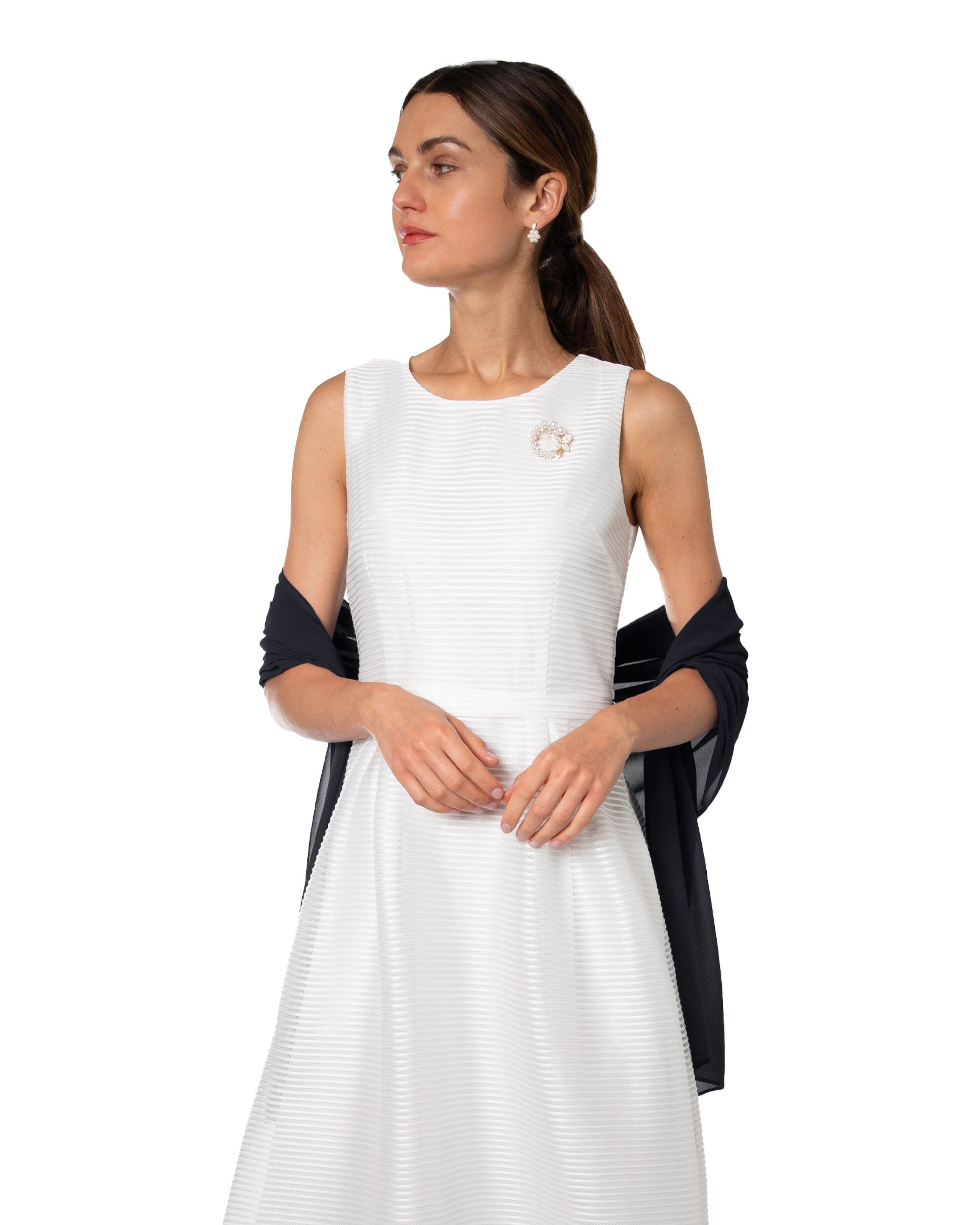 MayTree Modeschal Chiffon Schal, Damen Stola, Umschlagtuch für Abendkleid, Hijab, (Stück, 1-St)