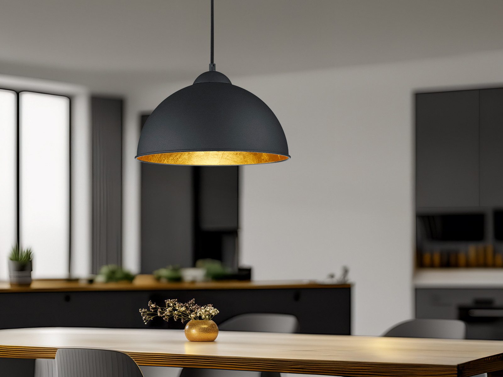 Reality Leuchten LED Pendelleuchte, LED wechselbar, Warmweiß, Industrie-des günstig online kaufen