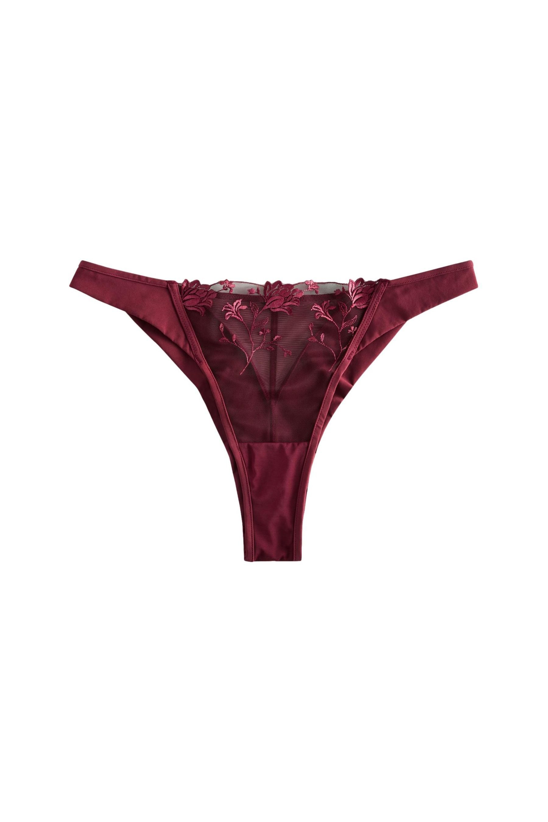 Slip Premium-Slips mit Schweizer Blumenstickereien