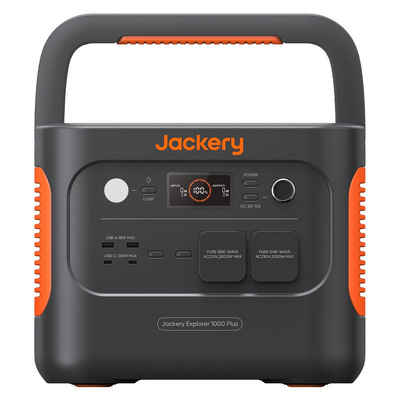 Jackery Stromerzeuger Explorer 1000 Plus Tragbare Powerstation 1264Wh LiFePO4, 4,00 in kW, (1-tlg), Erweiterbar zu 5kWh für Camping Ourdoor