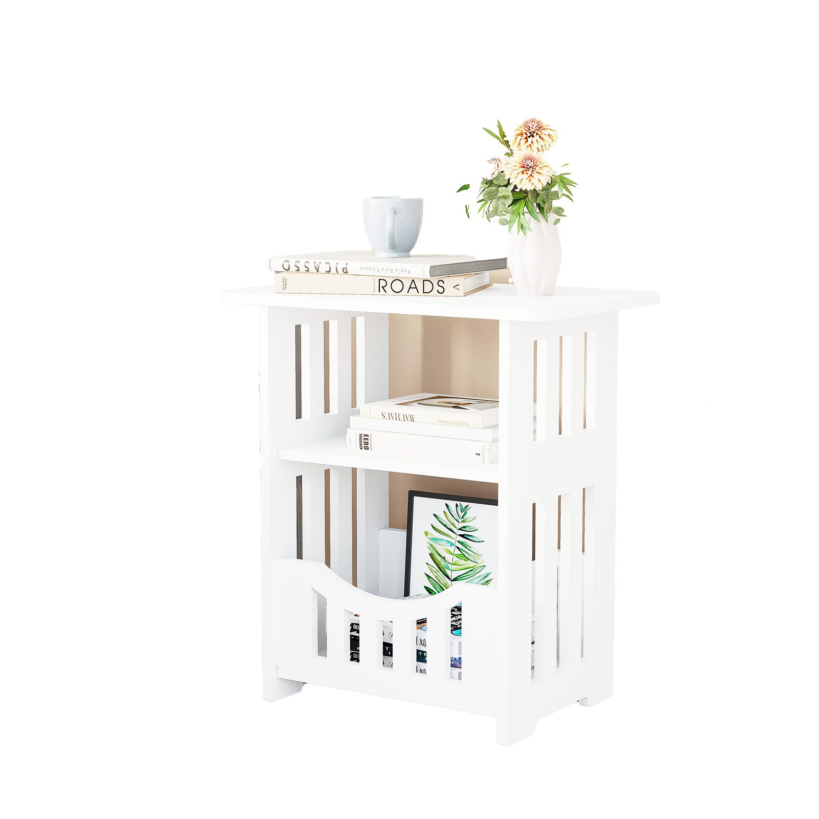 NAIMP Beistelltisch Nachttisch, kleiner Couchtisch, Sofatisch für Wohnzimmer