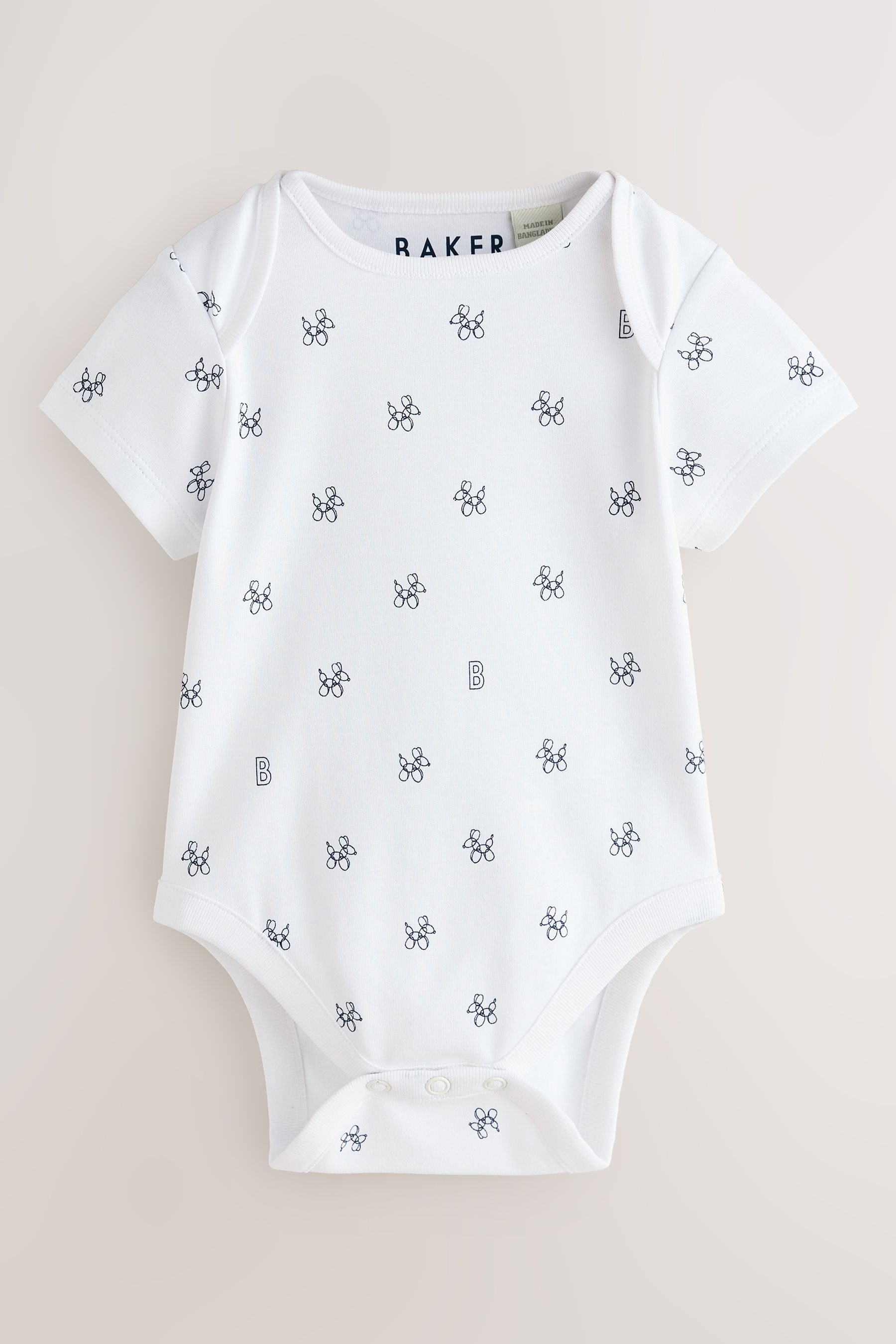 Baker by Ted Baker Schlafoverall Baker by Ted Baker Kurzarm-Bodysuits im 3er-Pack (3-tlg)