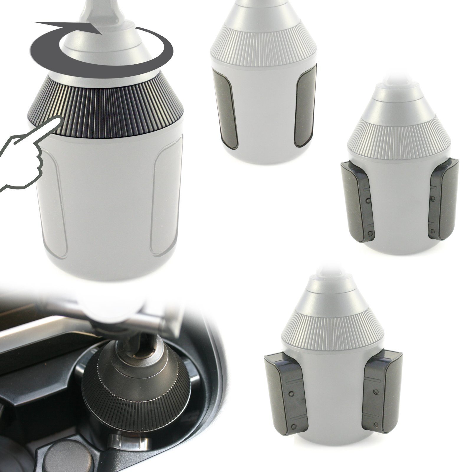scozzi Handy-Halterung Handyhalterung Auto Getränkehalter Getränke Dosenhalter Handy Halter – Bild 5 von 5