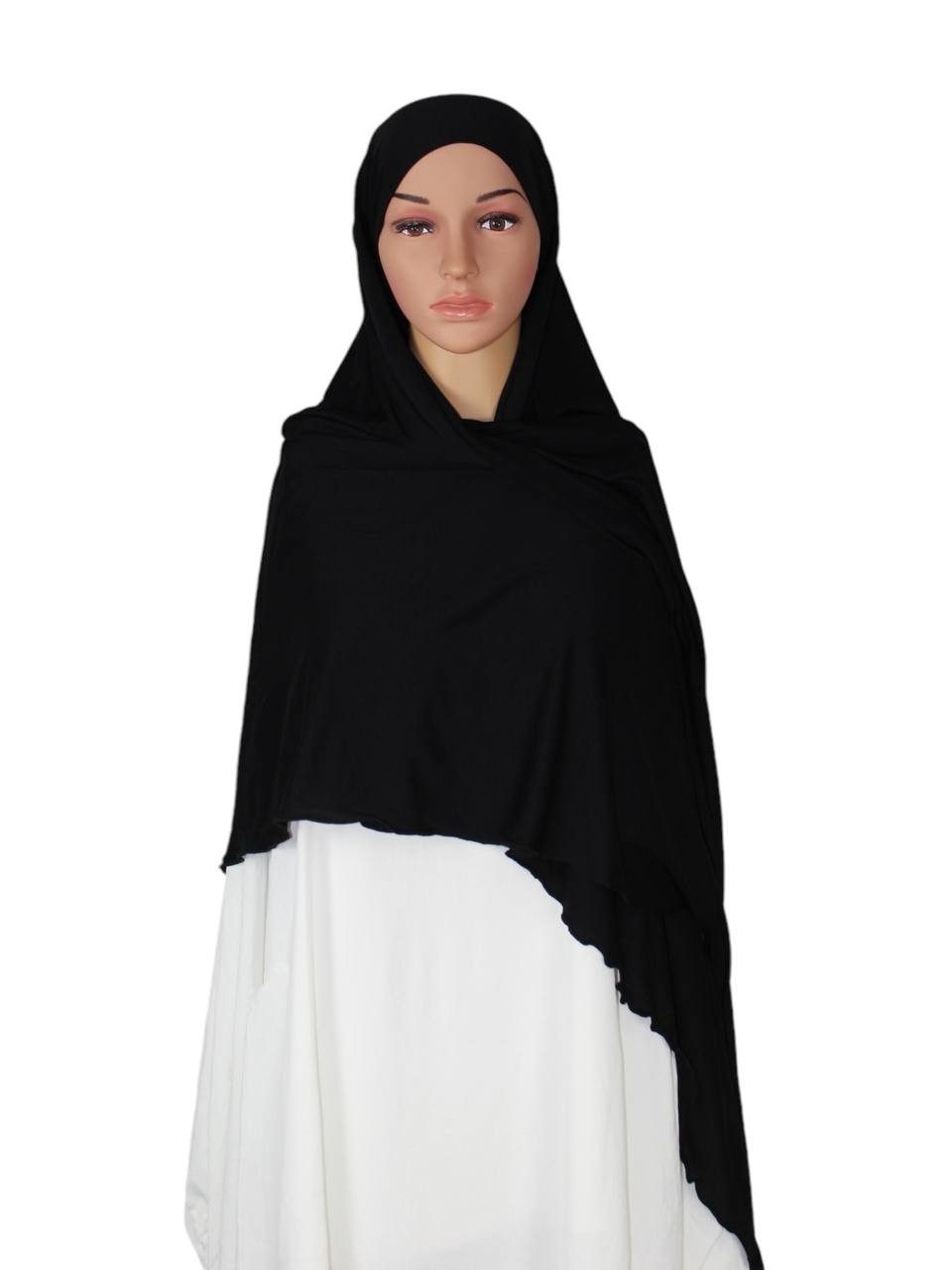 Aymasal Kopftuch XXL Jersey luxuriance Hijab mit integriertem Bone Scarf Ko günstig online kaufen