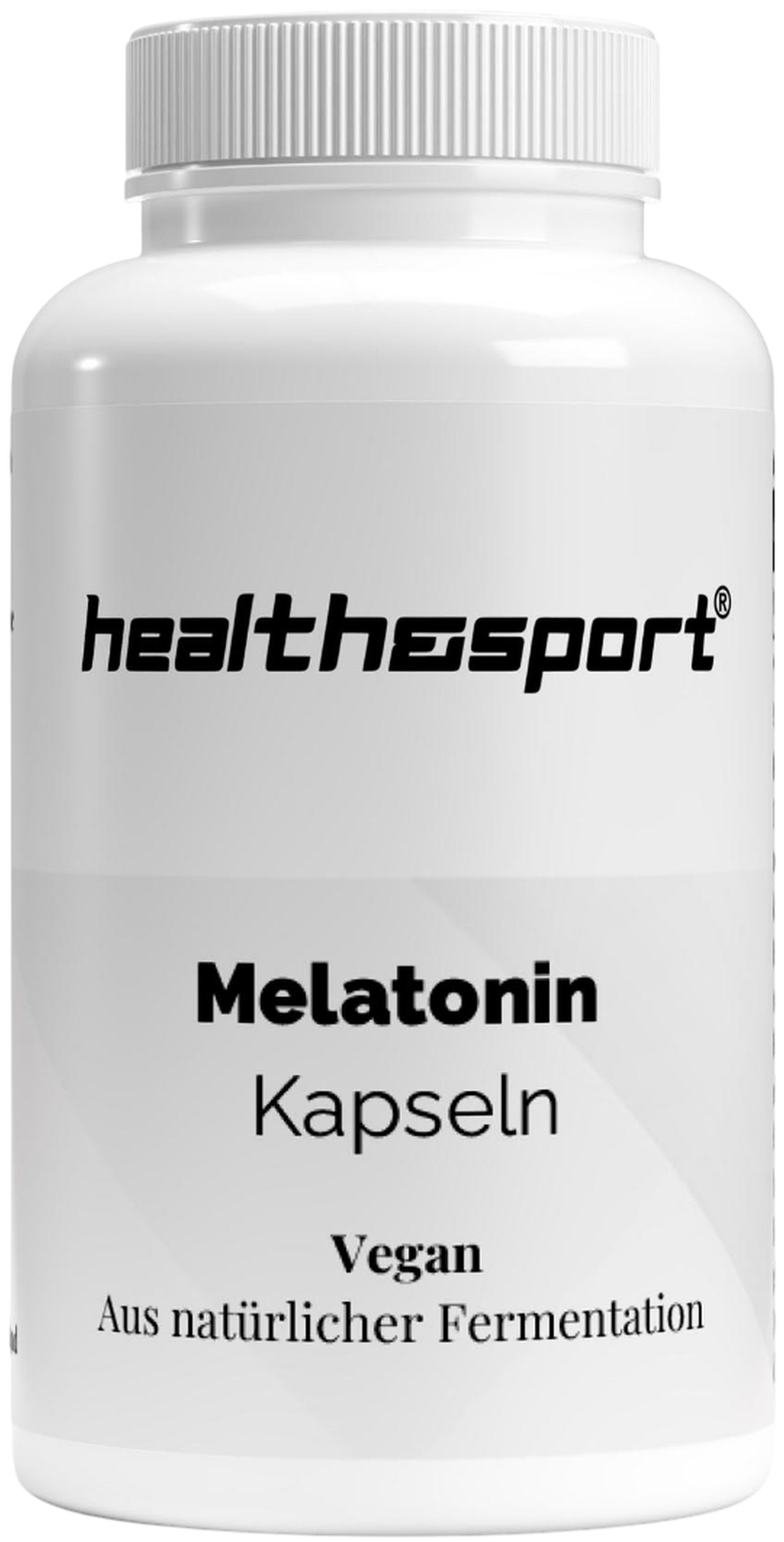 health&sport Health & Sport Melatonin - bei Schlafproblemen, schnelles Einschlafen Kapseln, 75 St., 19 g