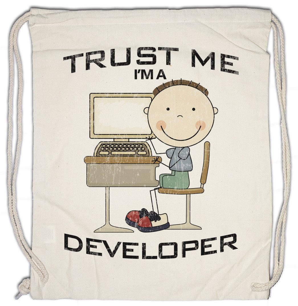 Turnbeutel Trust Me I'm A Developer Turnbeutel Software Entwickler Informatiker