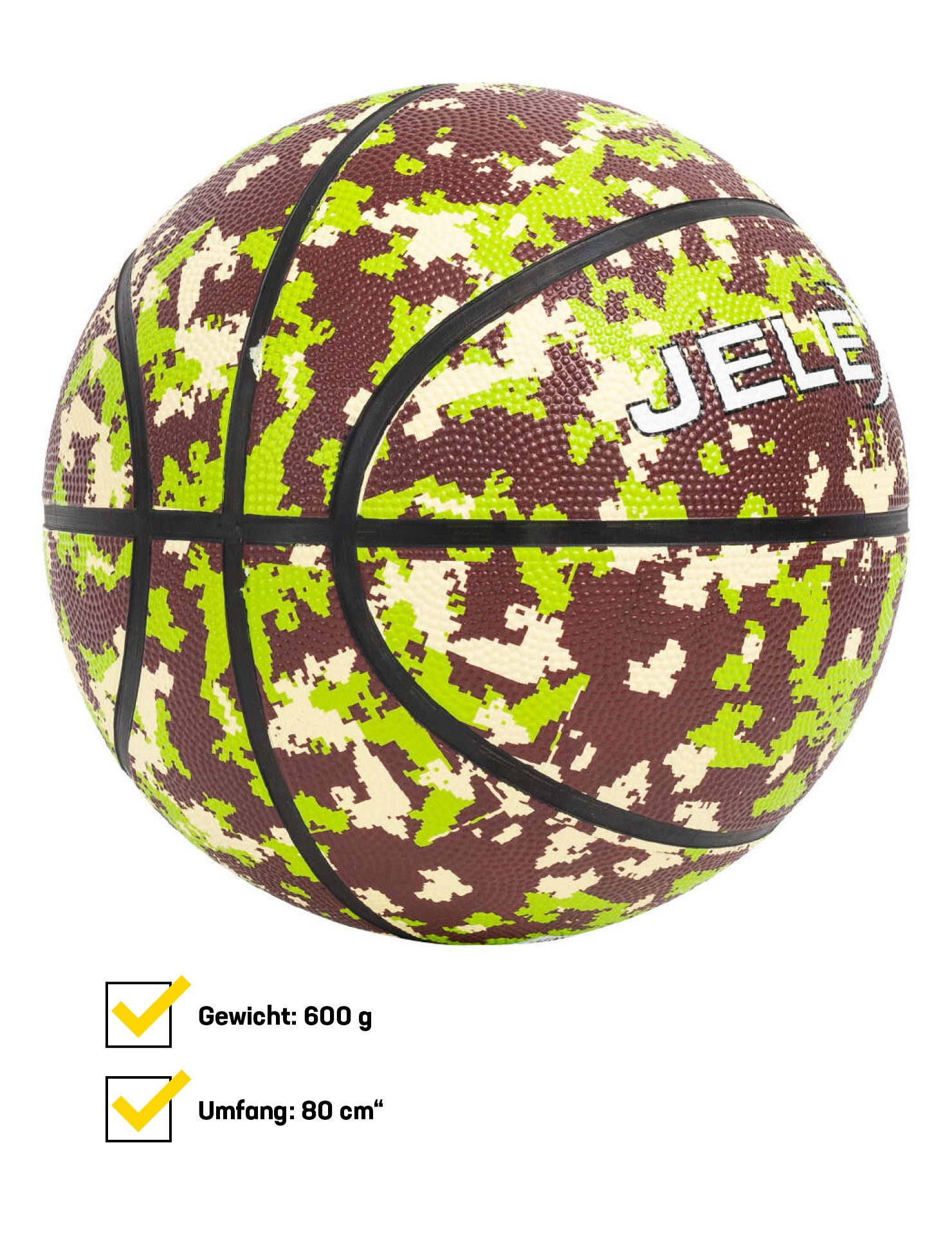 JELEX Basketball Sniper Basketball, Butylblase für hochwertige Formbeständigkeit