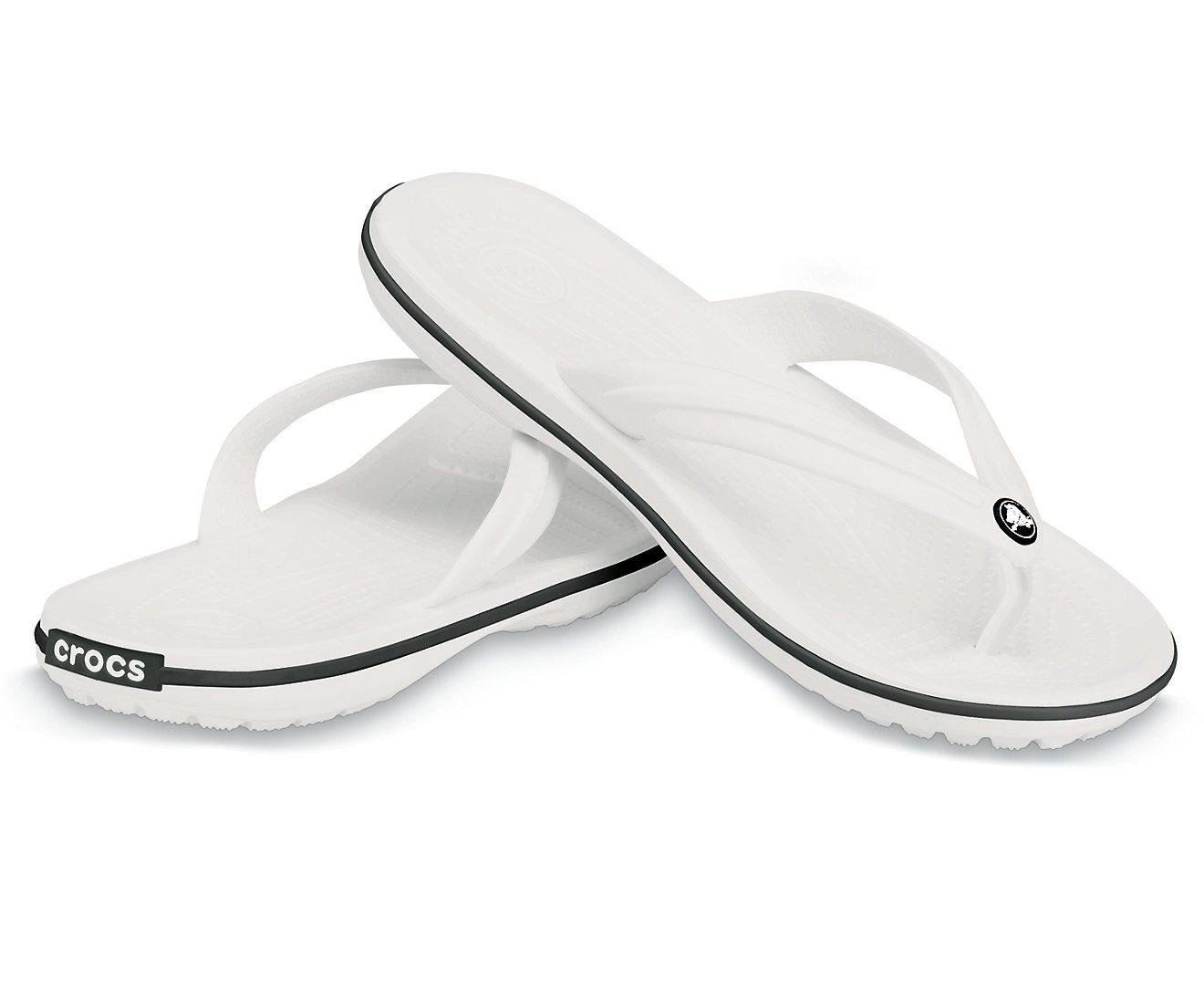 Crocs Zehensandale Crocband Flip weiss - 1 Paar Badeschuh günstig online kaufen