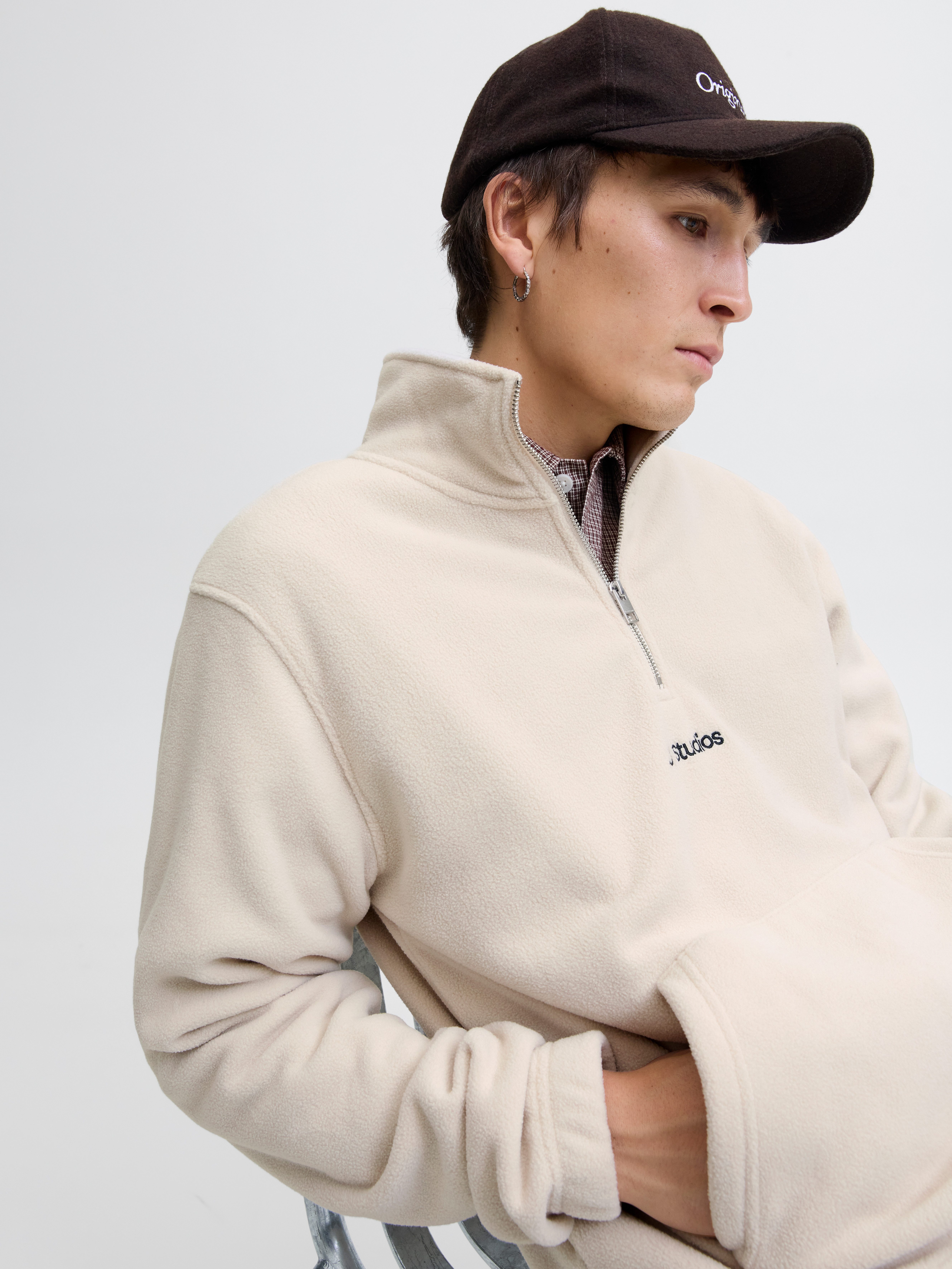 Jack & Jones Sweatshirt JJSOHO HALFZIP günstig online kaufen