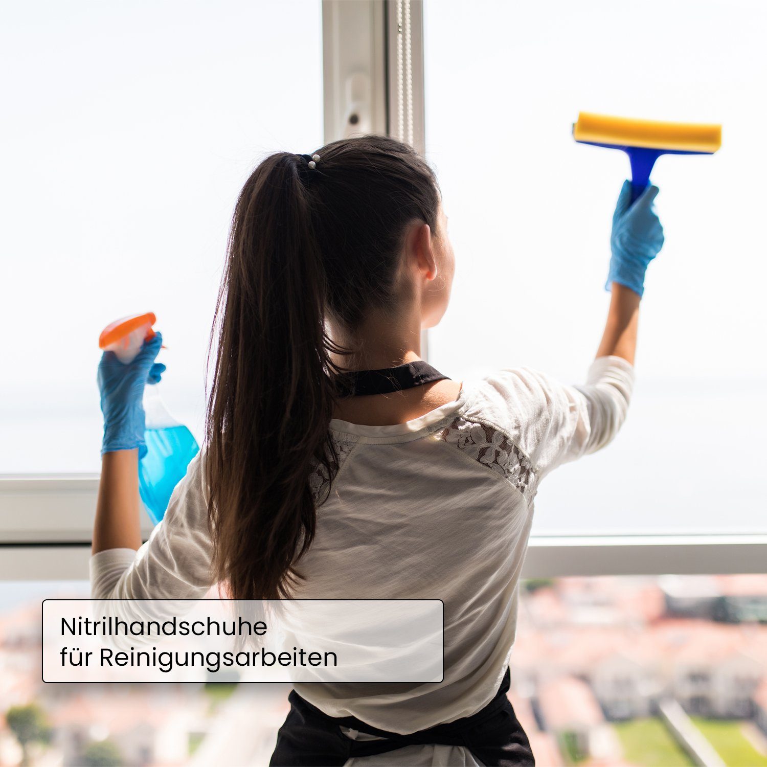 GUARD 5 Einweghandschuhe 100er Box blaue Einweghandschuhe / Einmalhandschuh günstig online kaufen