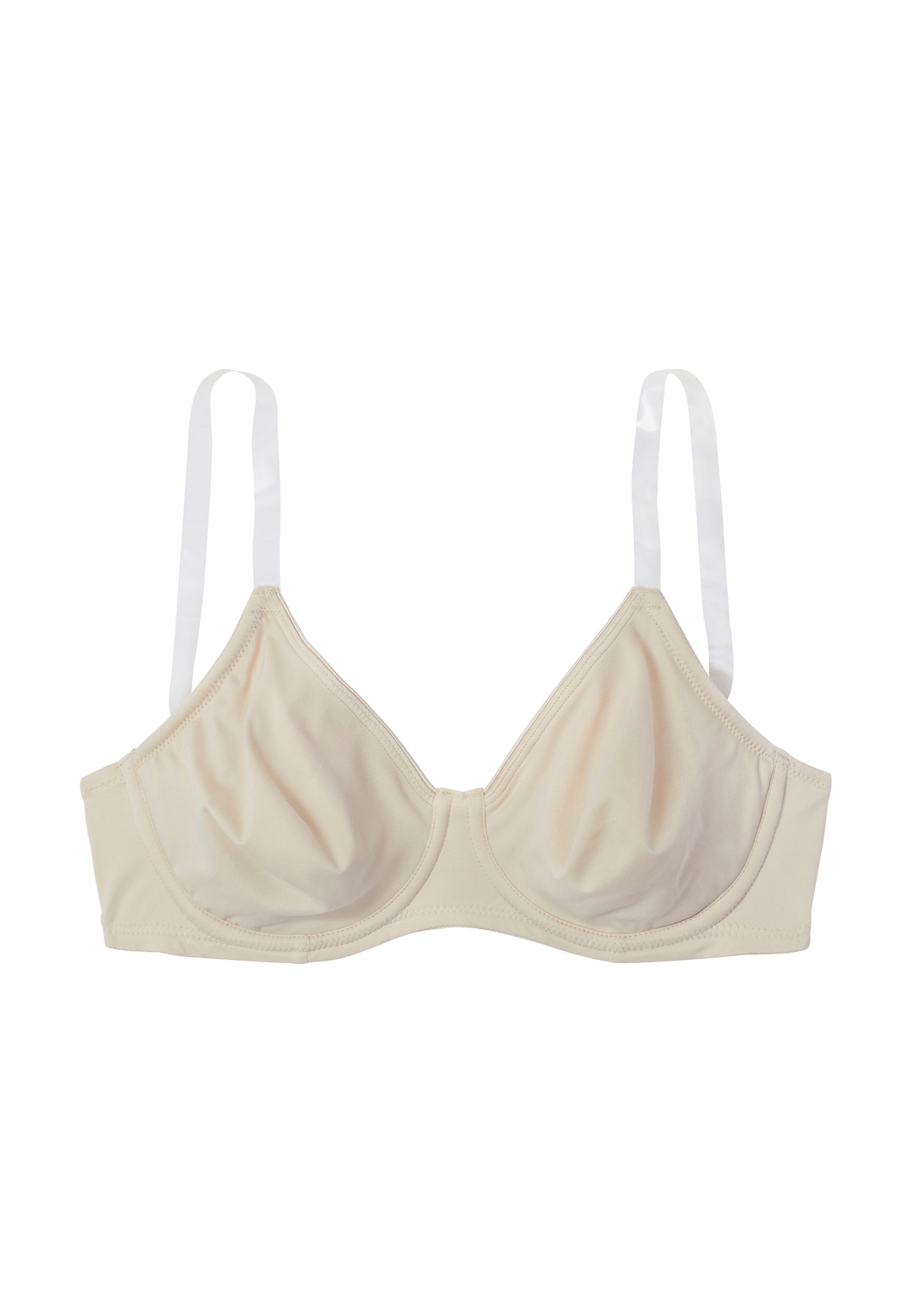 Nuance by Lascana T-Shirt-BH mit Bügel & transparenten Trägern – große Größen, Sommer